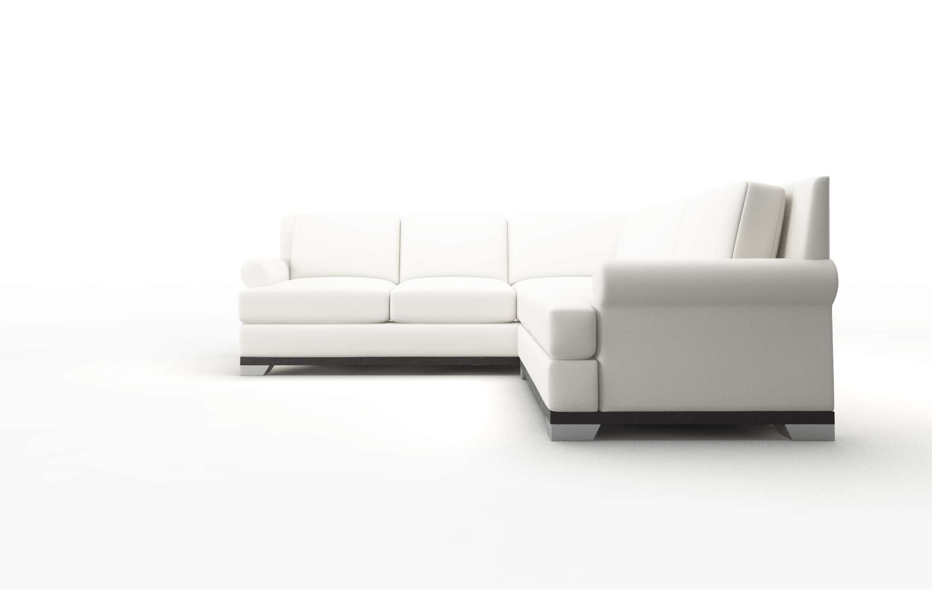 Newyork Keylargo Oatmeal Sectional espresso legs 5