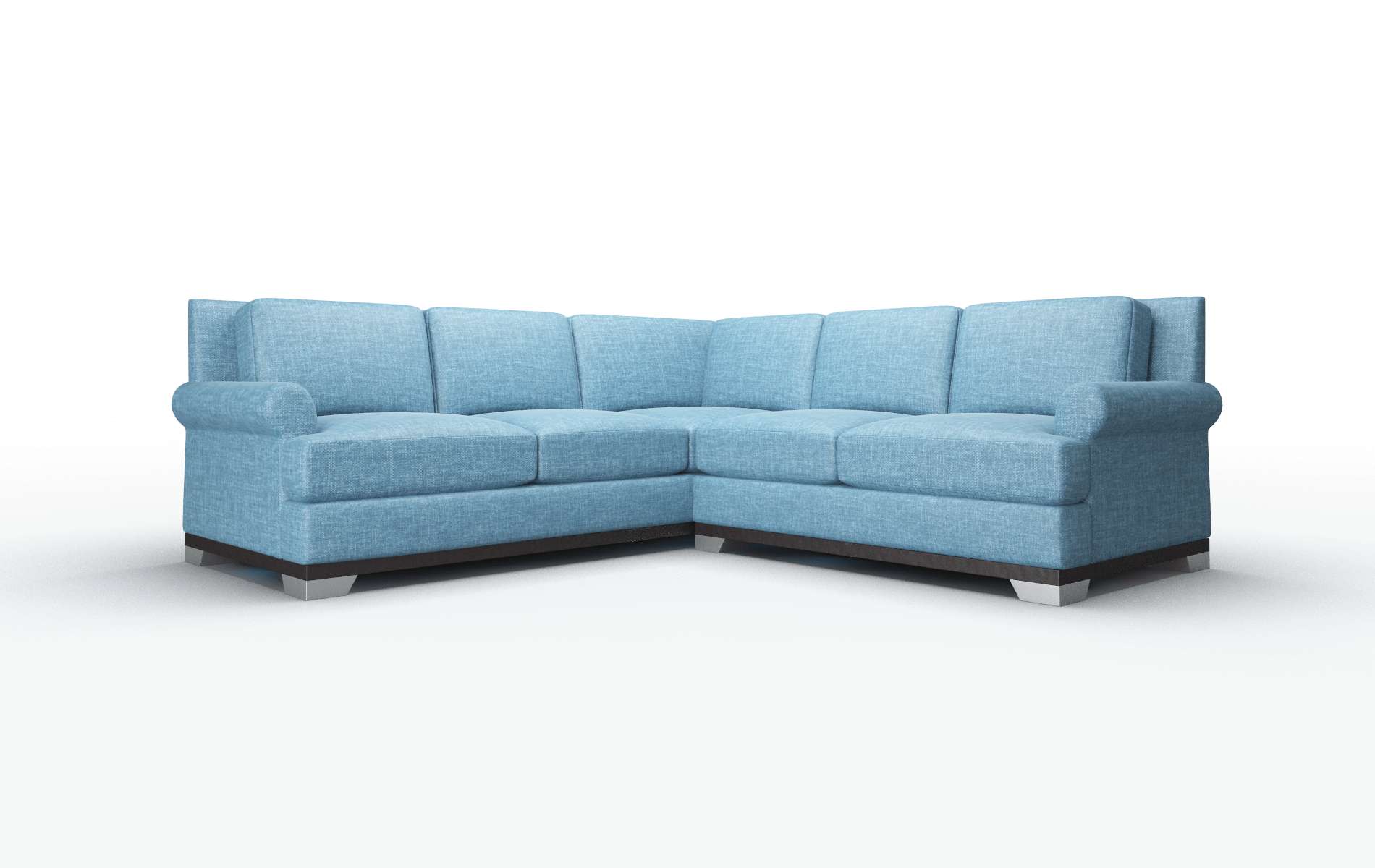 Newyork Keylargo ocean Sectional Espresso Legs  1