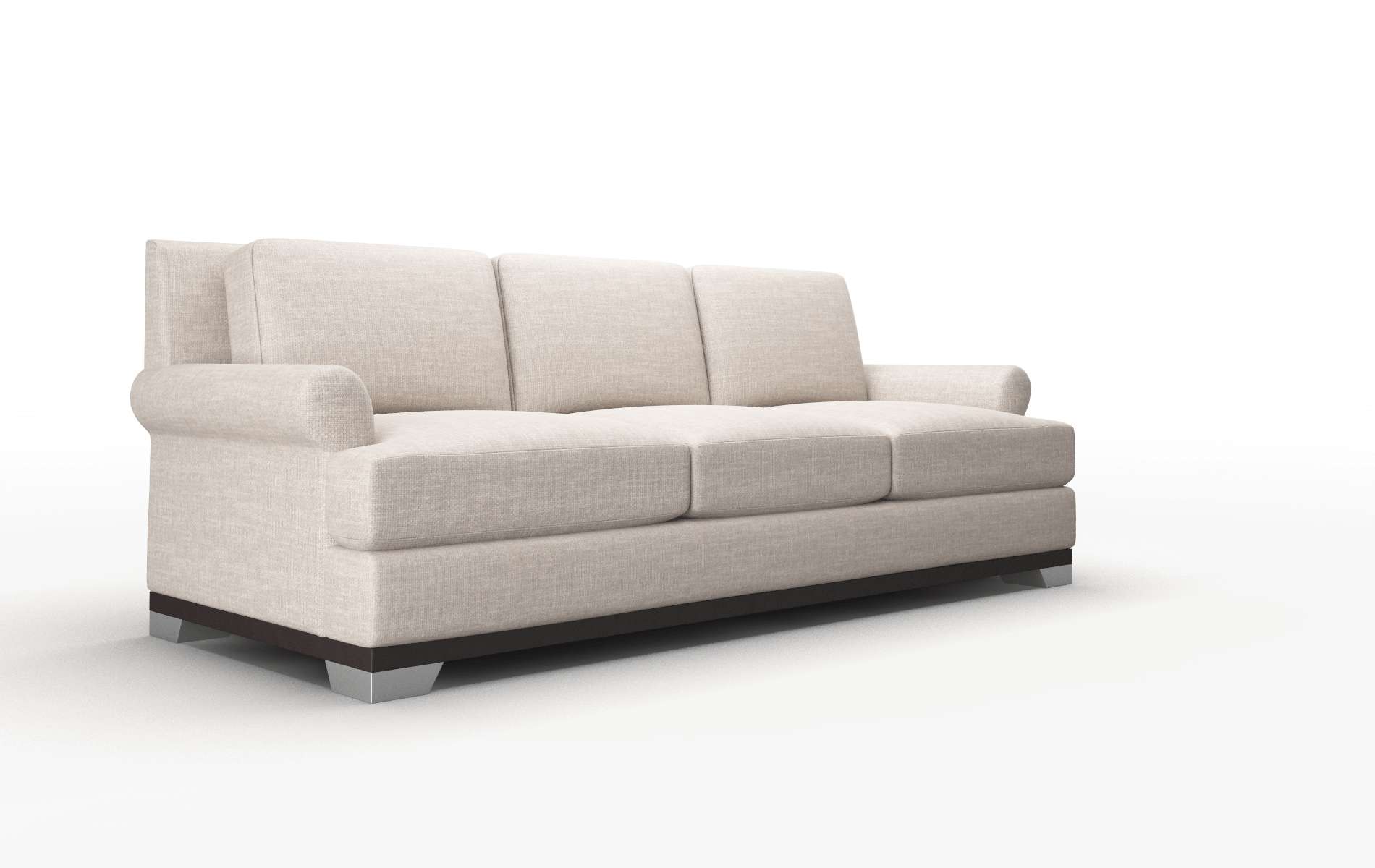 Newyork Keylargo Pumice Sofa espresso legs 2