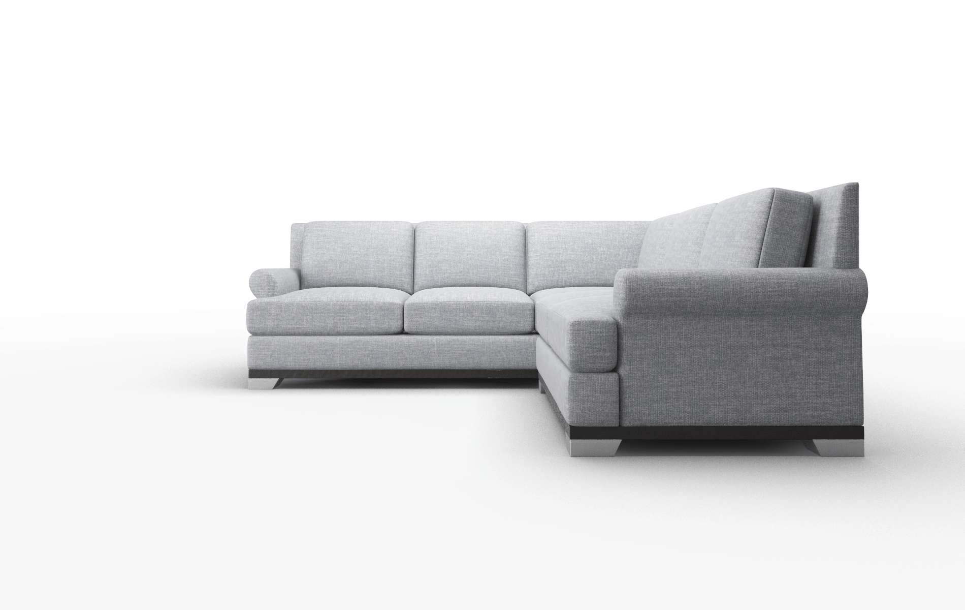 Newyork Lana Ash Sectional espresso legs 5