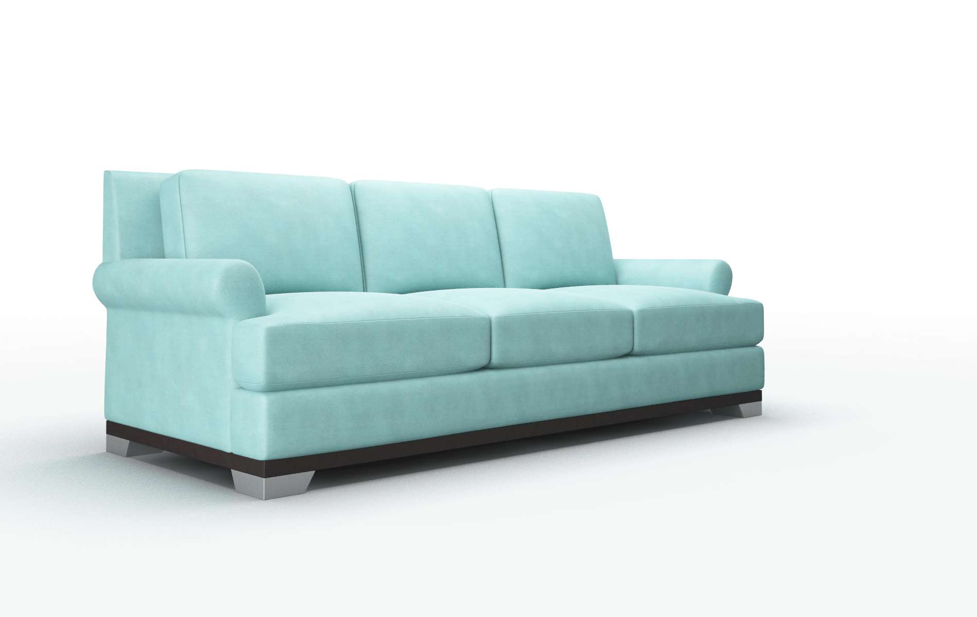 Newyork Leslie Caribbean Sofa espresso legs 2