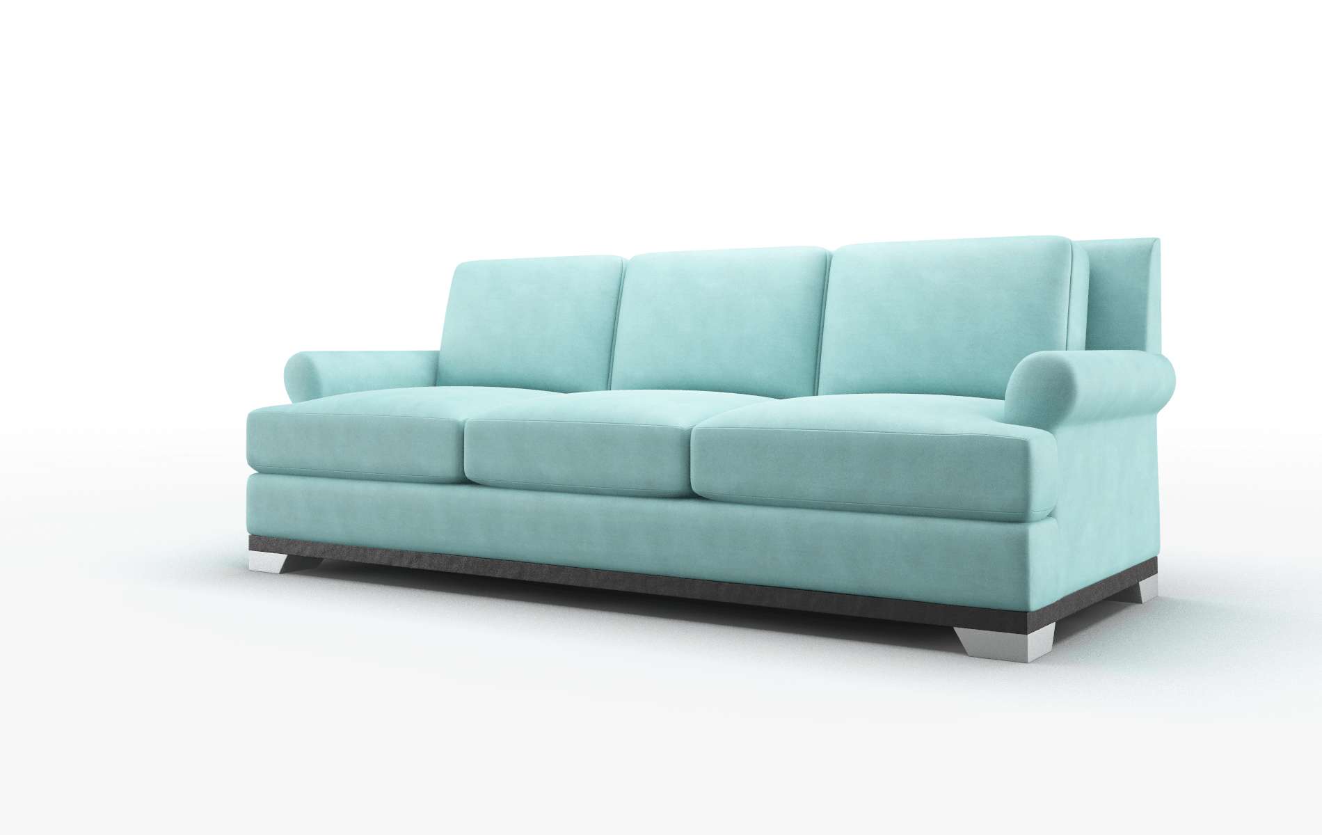 Newyork Leslie Caribbean Sofa espresso legs 4