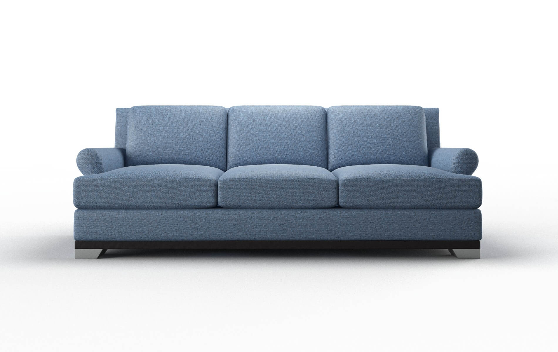 Newyork Leslie Indigo Sofa espresso legs 1