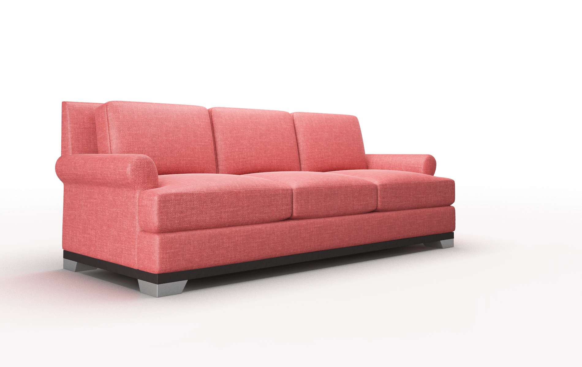 Newyork Leslie Poppy Sofa espresso legs 2