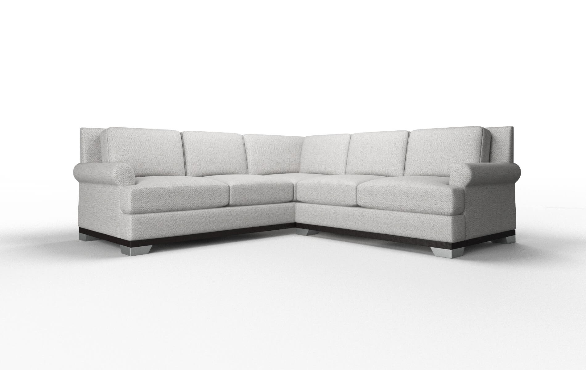 Newyork Malibu dove Sectional Espresso Legs  1