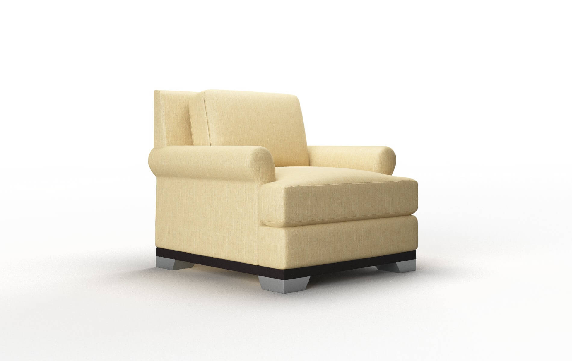 Newyork Malibu Maize Chair espresso legs 2