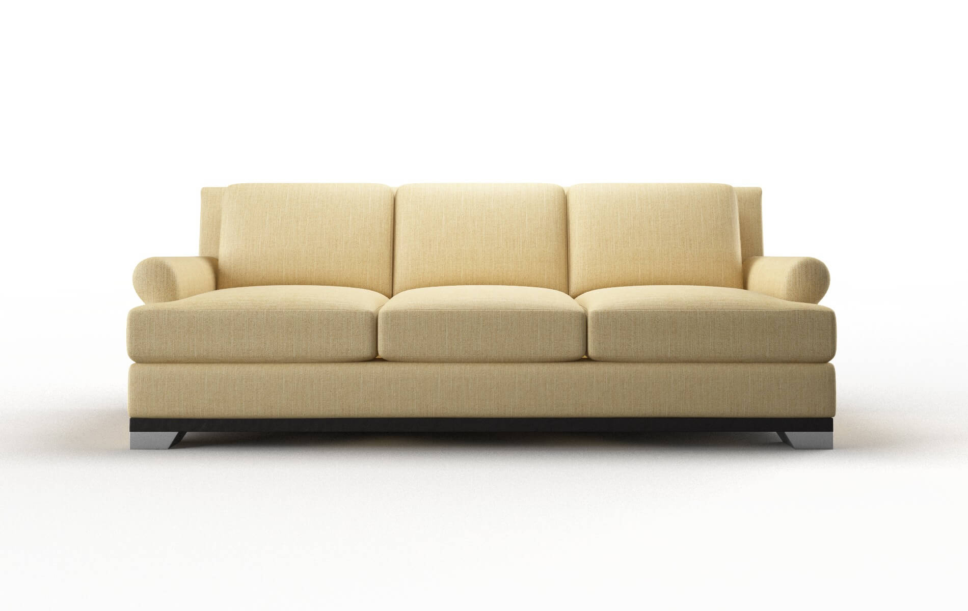 Newyork Malibu maize Sofa Espresso Legs  1