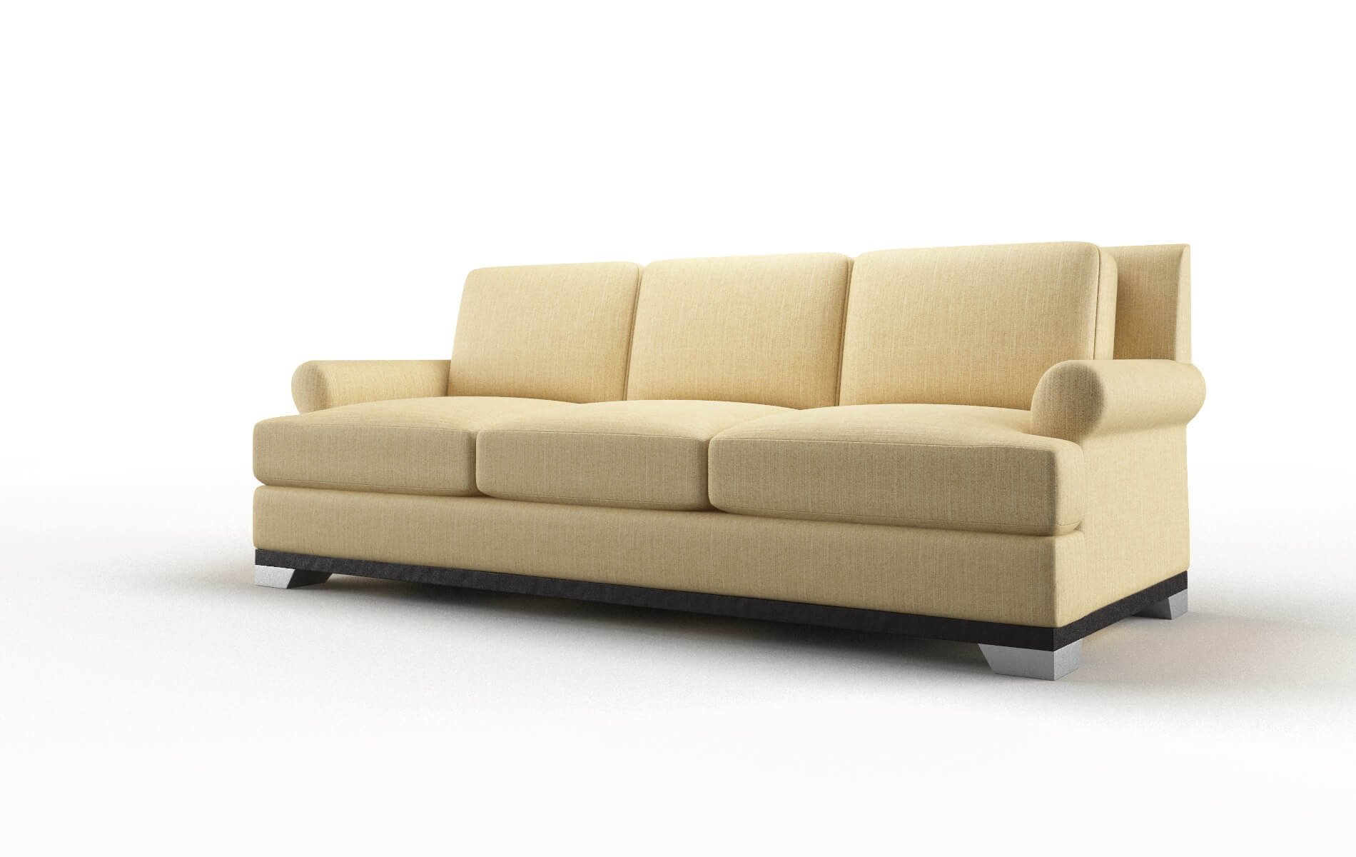 Newyork Malibu Maize Sofa espresso legs 4