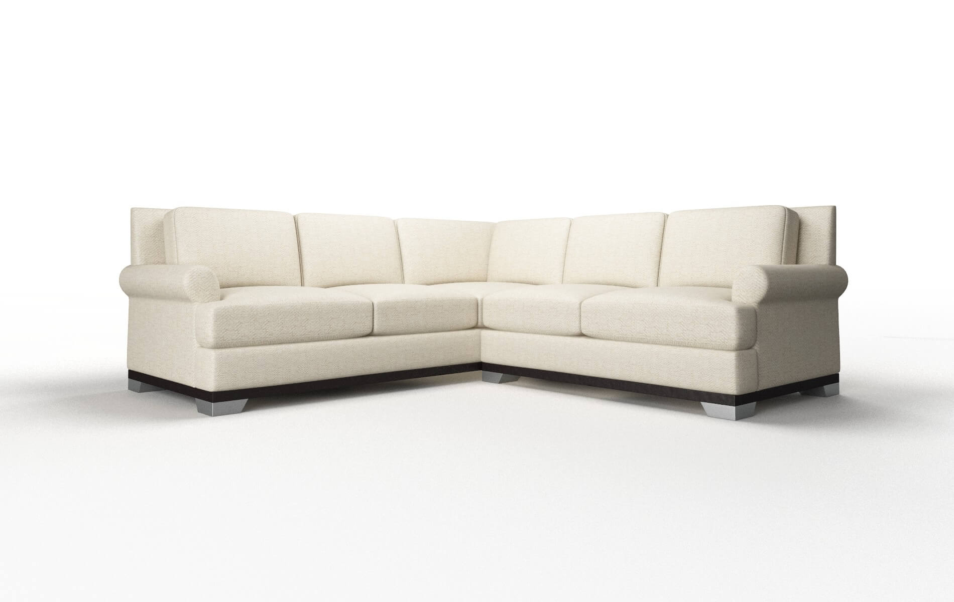 Newyork Malibu Sand Sectional espresso legs 1