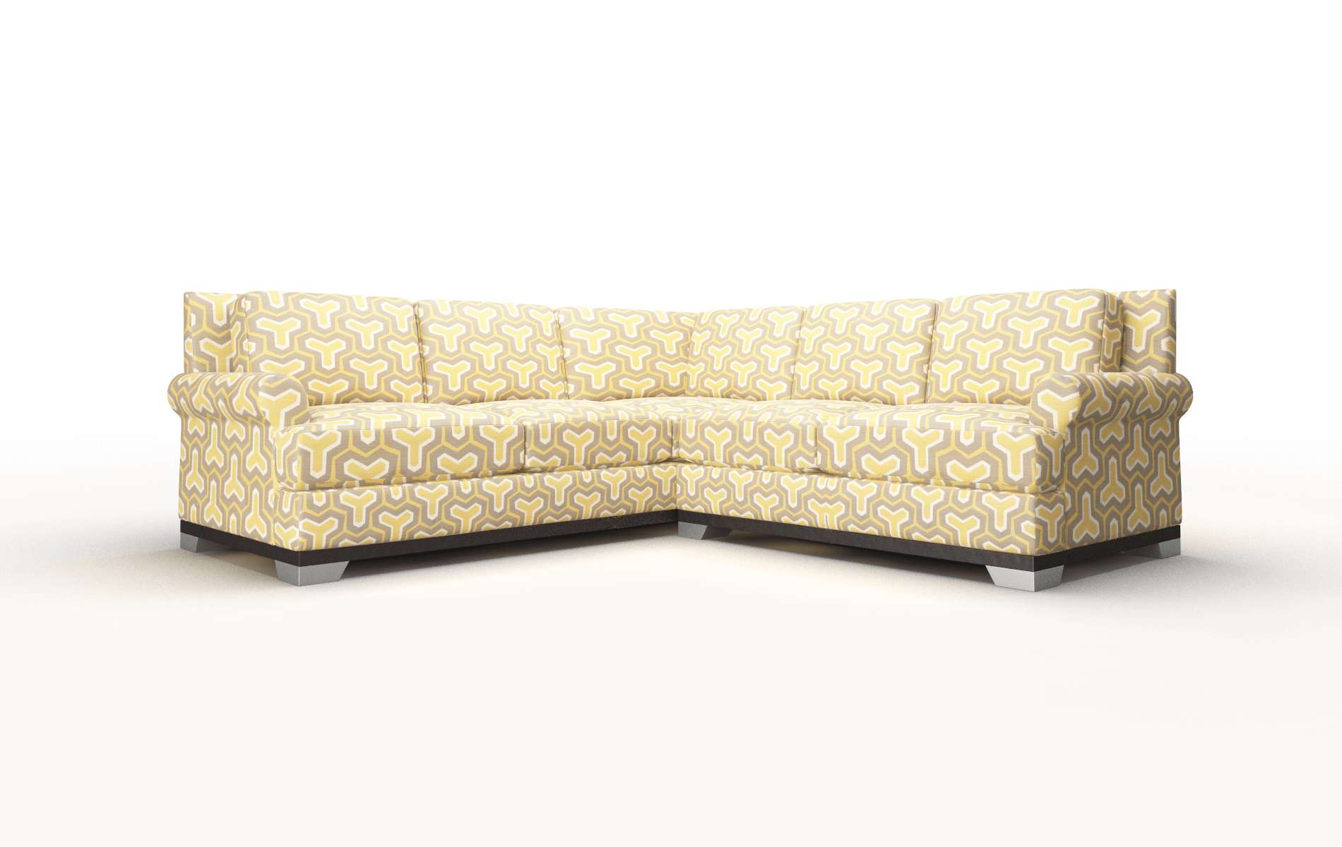 Newyork Merci dijon Sectional Espresso Legs  1