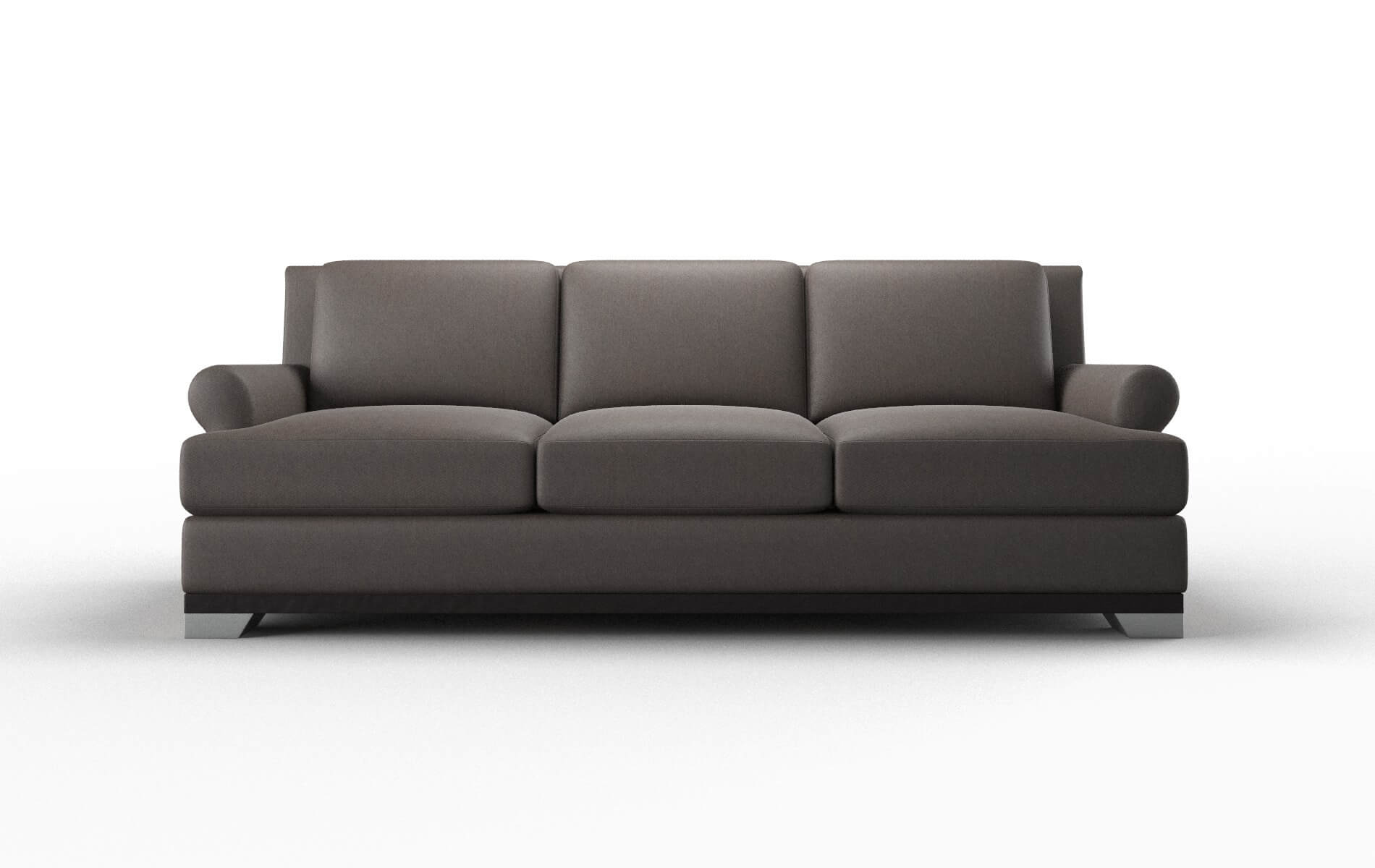 Newyork Naples Graphite Sofa espresso legs 1