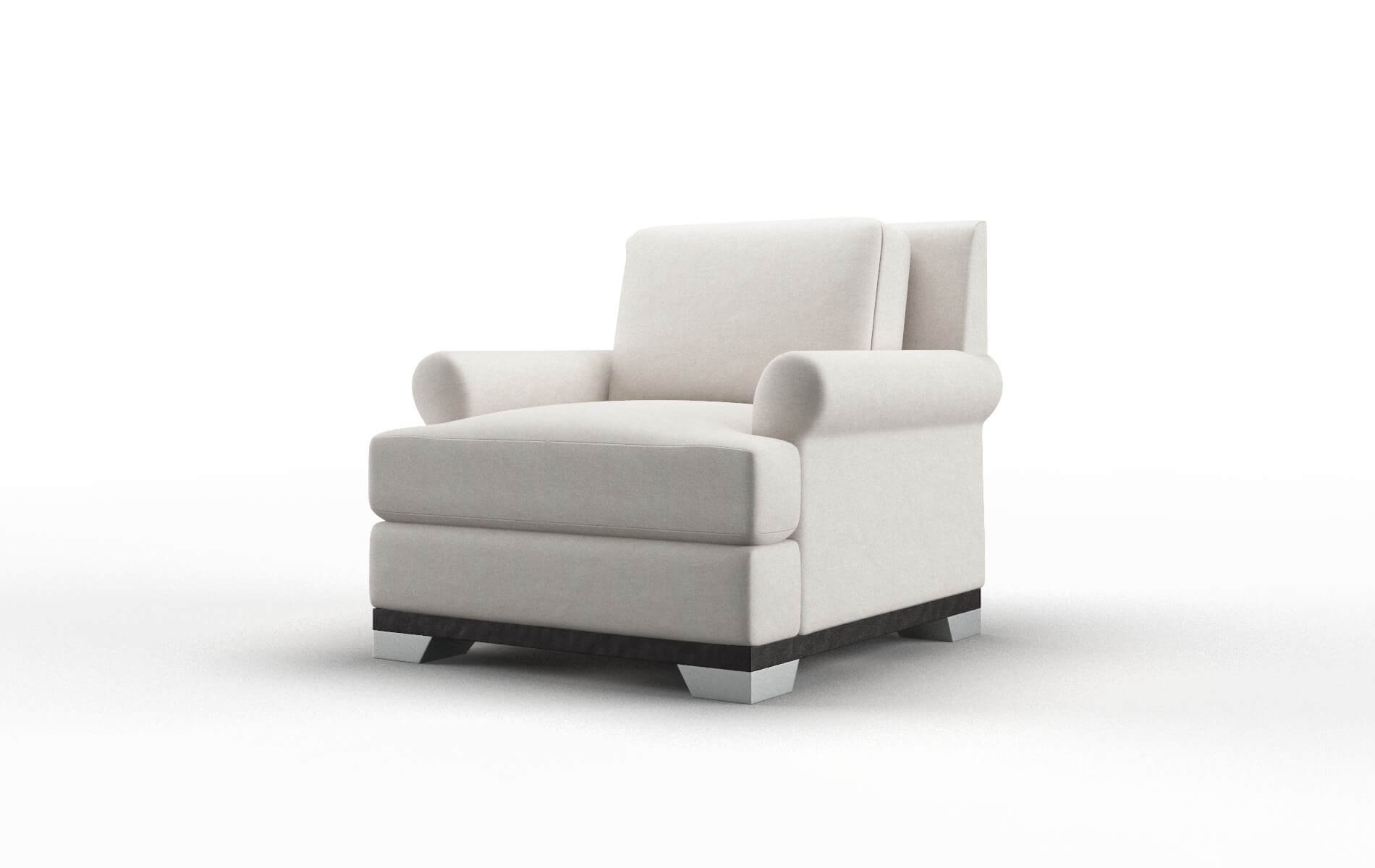 Newyork Noble Grey Chair espresso legs 4