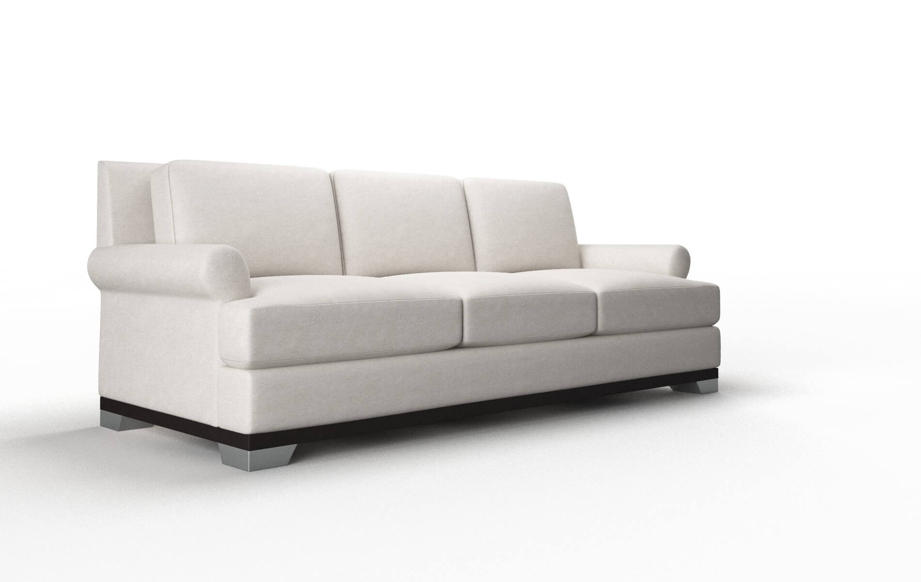 Newyork Noble Grey Sofa espresso legs 2