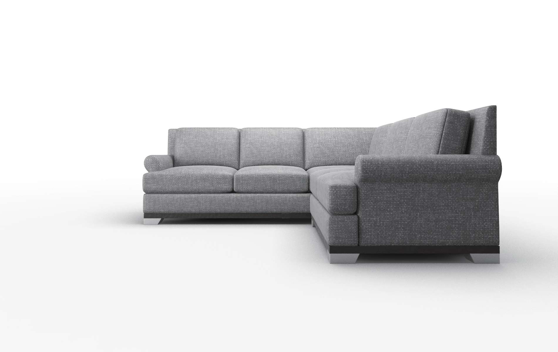 Newyork Notion Graphite Sectional espresso legs 5