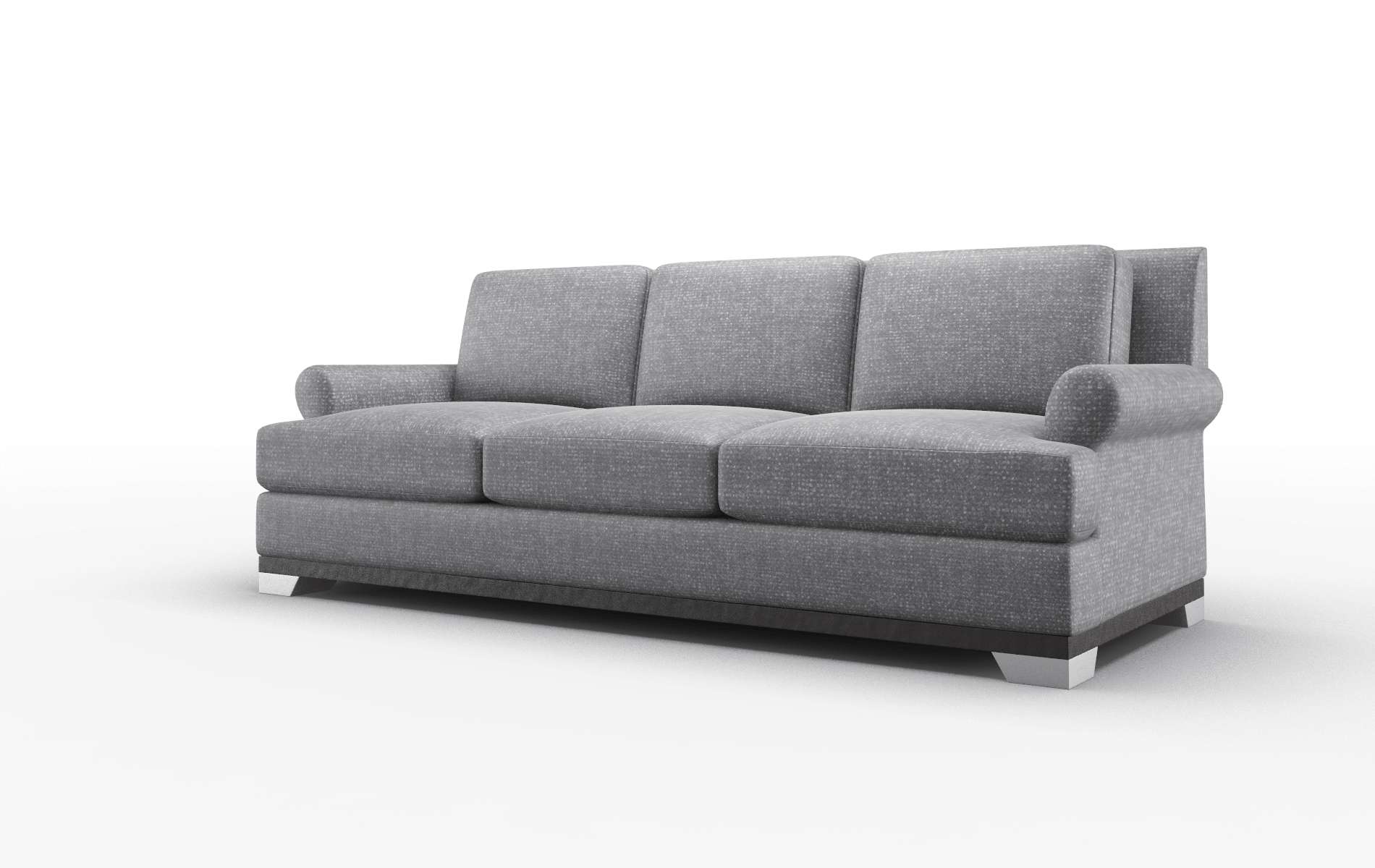Newyork Notion Graphite Sofa espresso legs 4