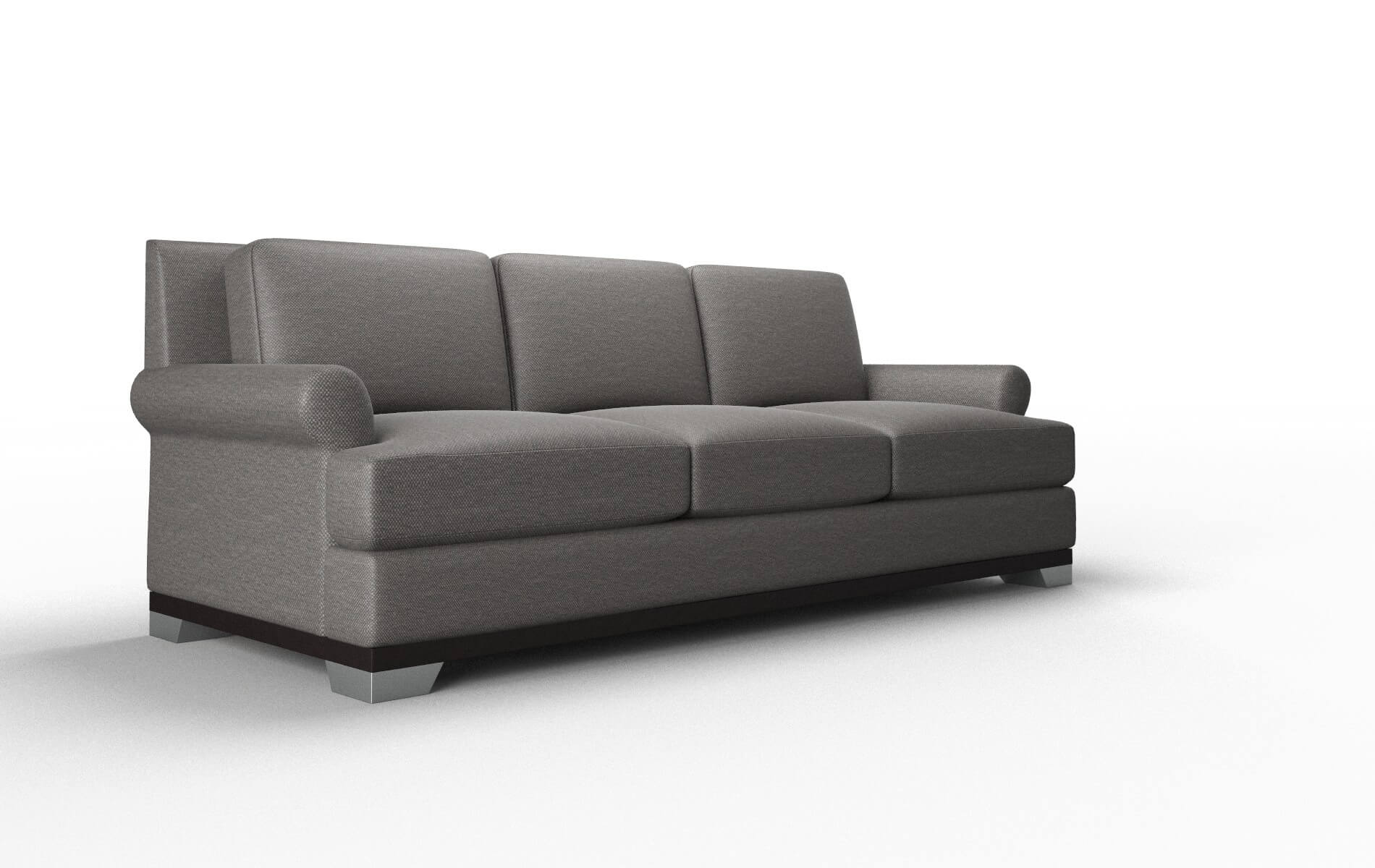Newyork Oscar Grey Sofa espresso legs 2