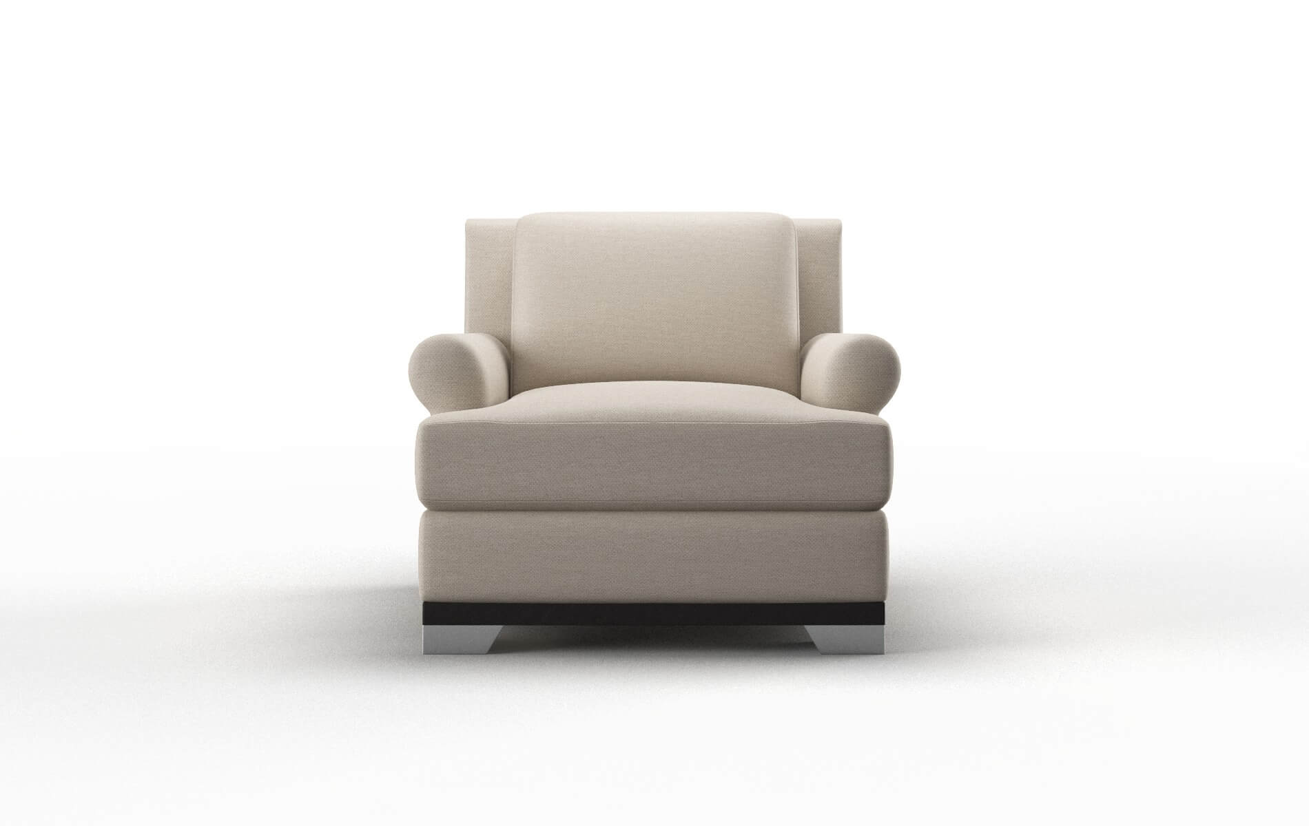 Newyork Oscar Linen Chair espresso legs 1