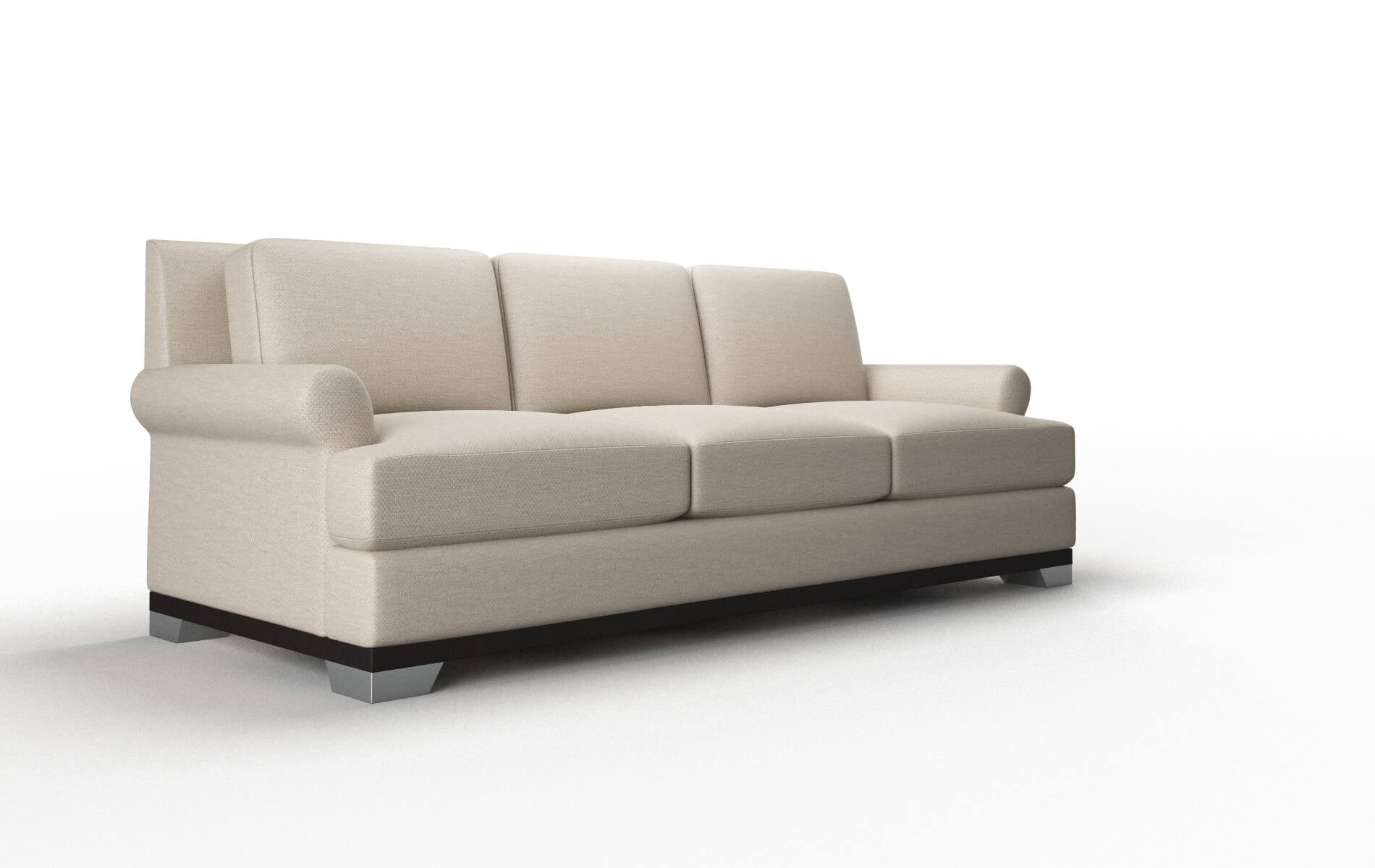 Newyork Oscar Linen Sofa espresso legs 2