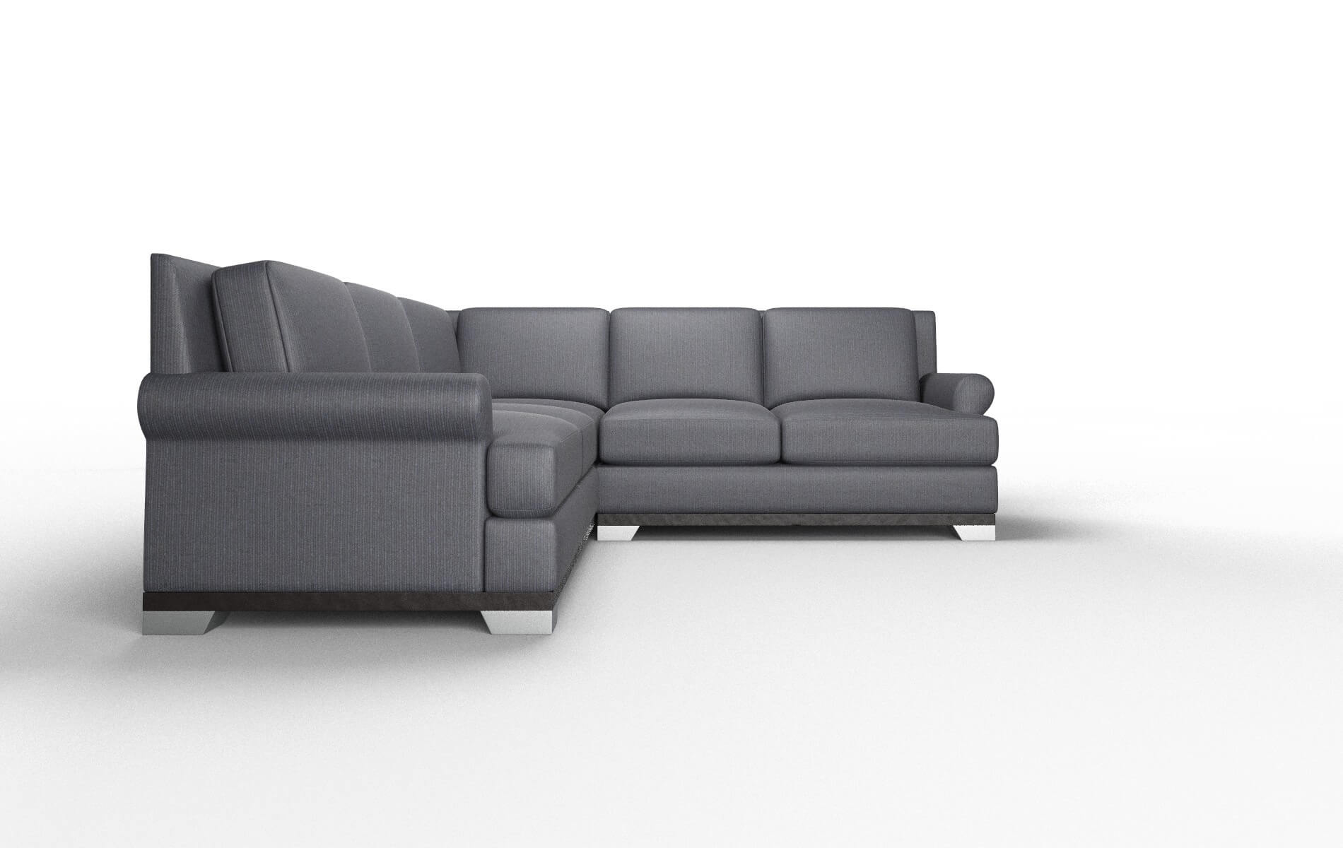 Newyork Parker Midnight Sectional espresso legs 2