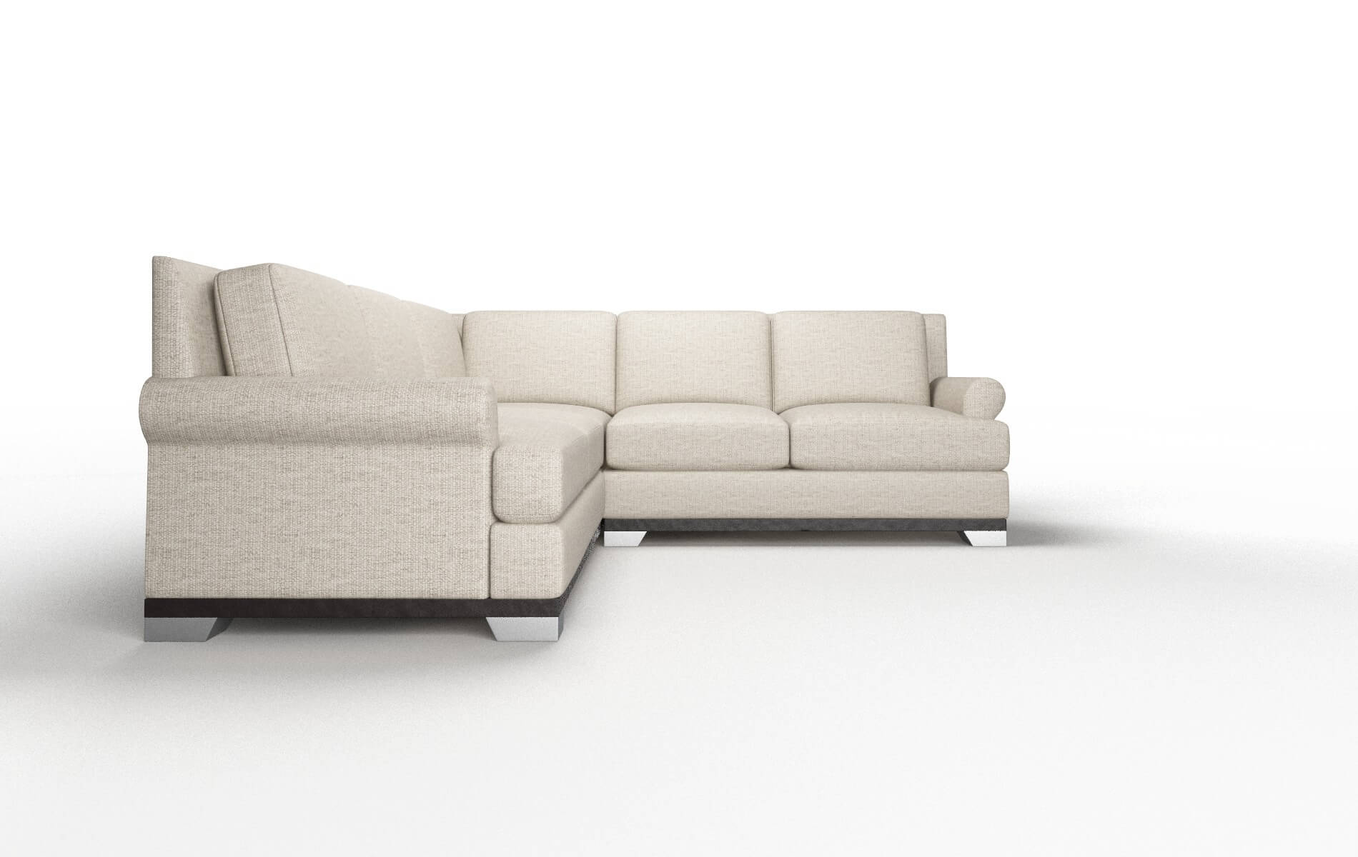 Newyork Parker Wheat Sectional espresso legs 2