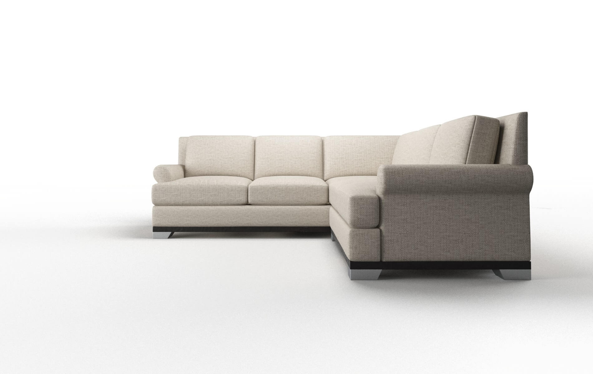 Newyork Parker Wheat Sectional espresso legs 5