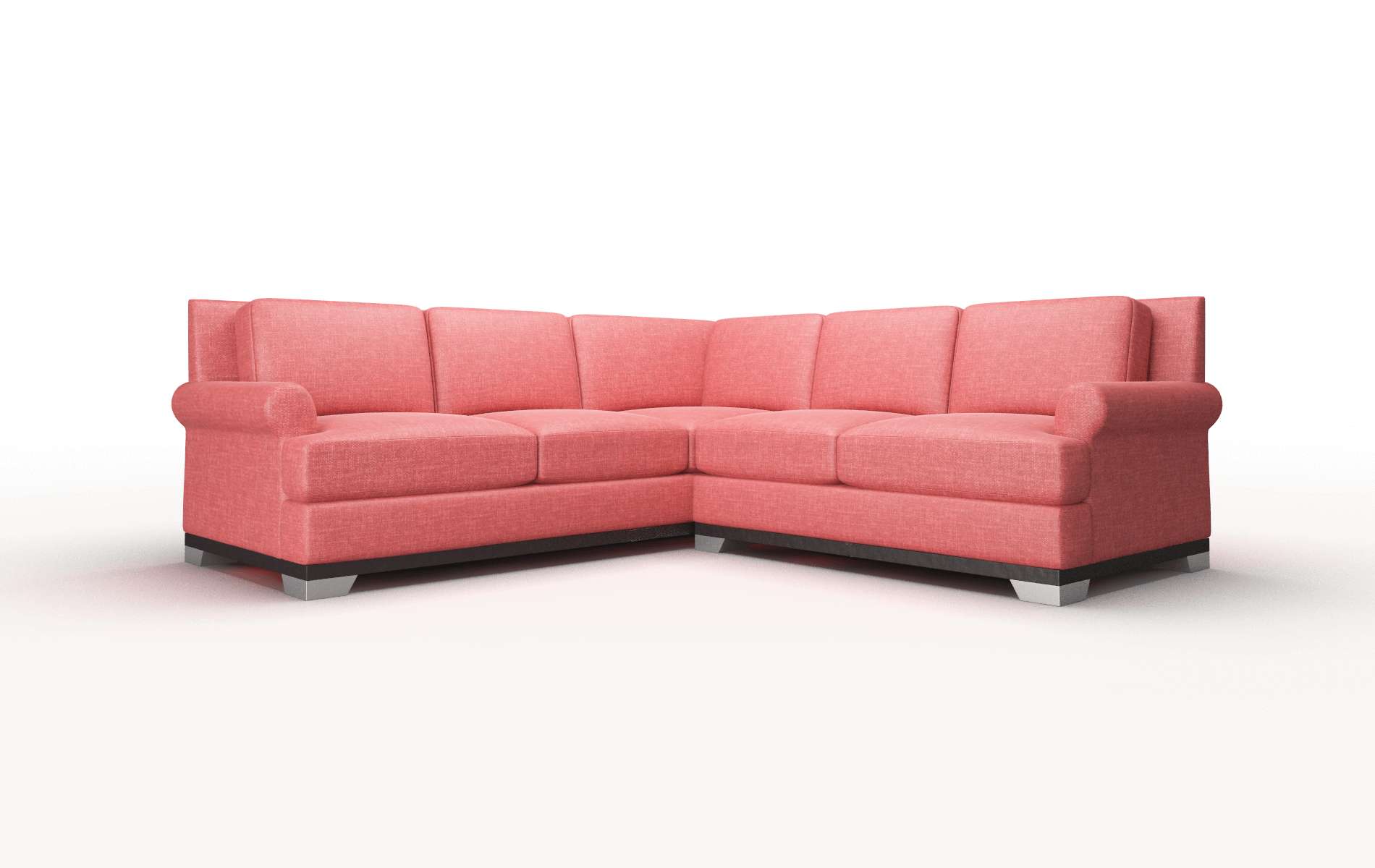 Newyork Portland Berry Sectional espresso legs 1