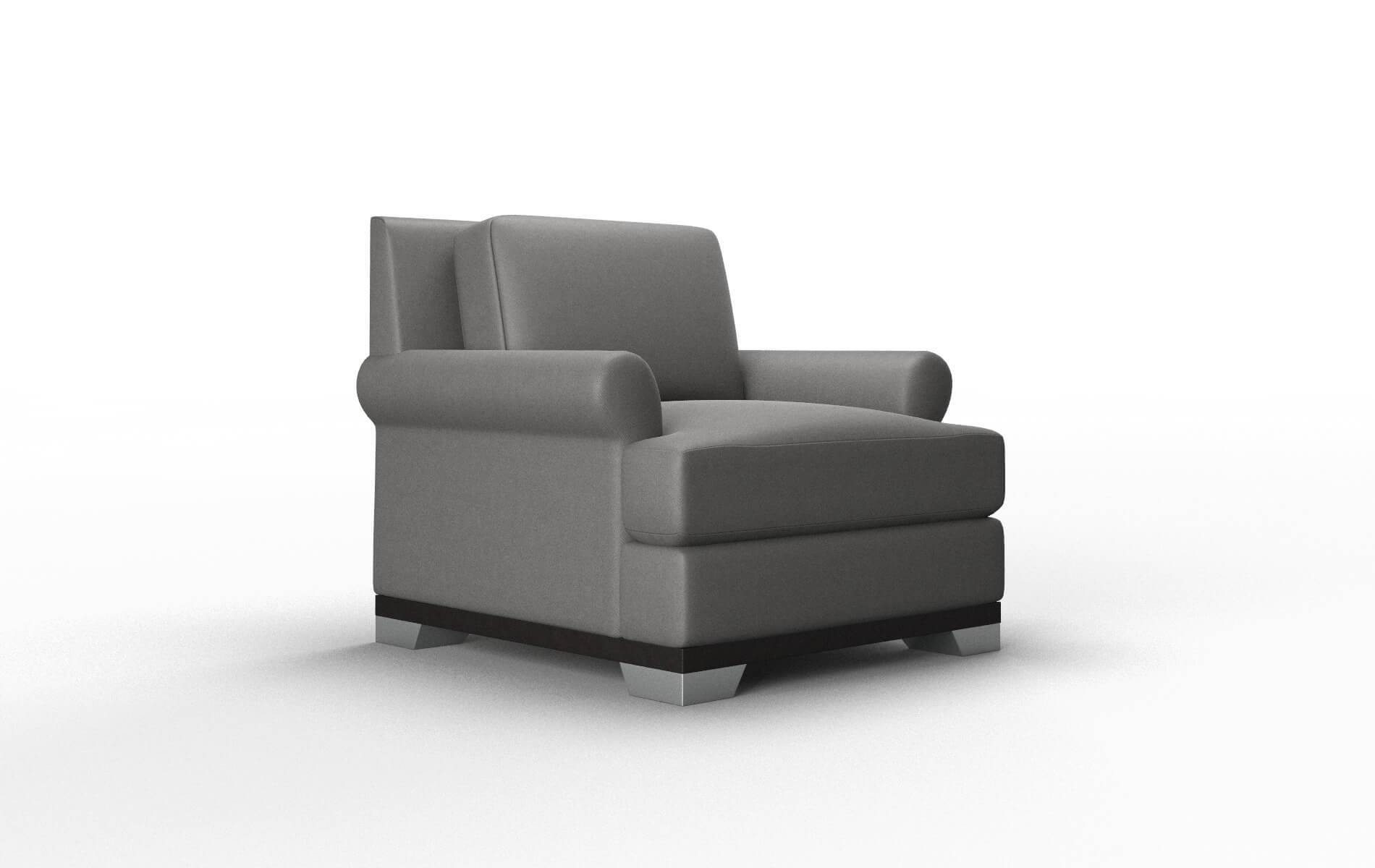 Newyork Rocket Charcoal Chair espresso legs 2