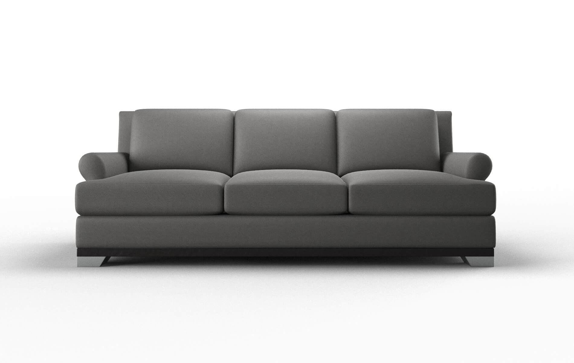 Newyork Rocket Charcoal Sofa espresso legs 1