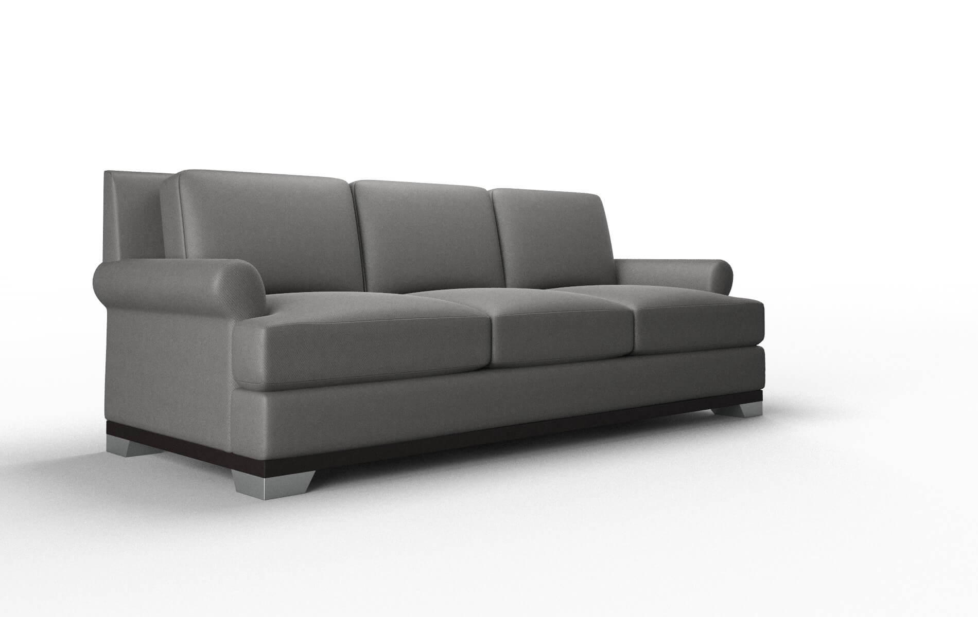Newyork Rocket Charcoal Sofa espresso legs 2