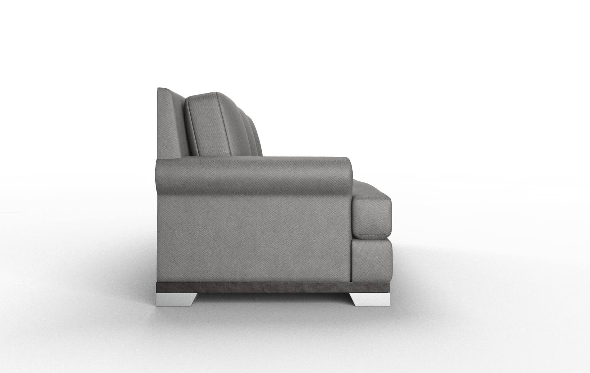 Newyork Rocket Charcoal Sofa espresso legs 3