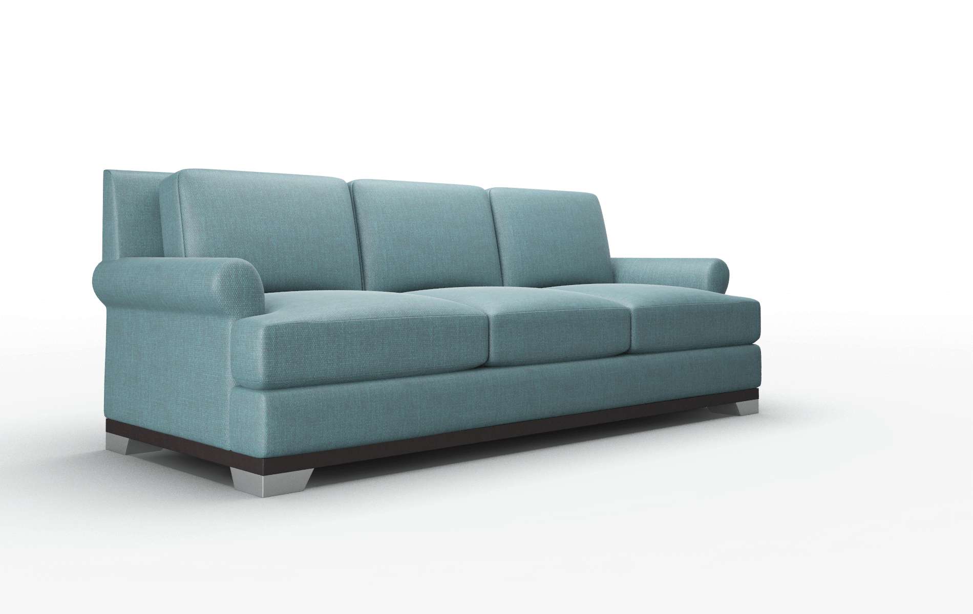 Newyork Rocket Peacock Sofa espresso legs 2
