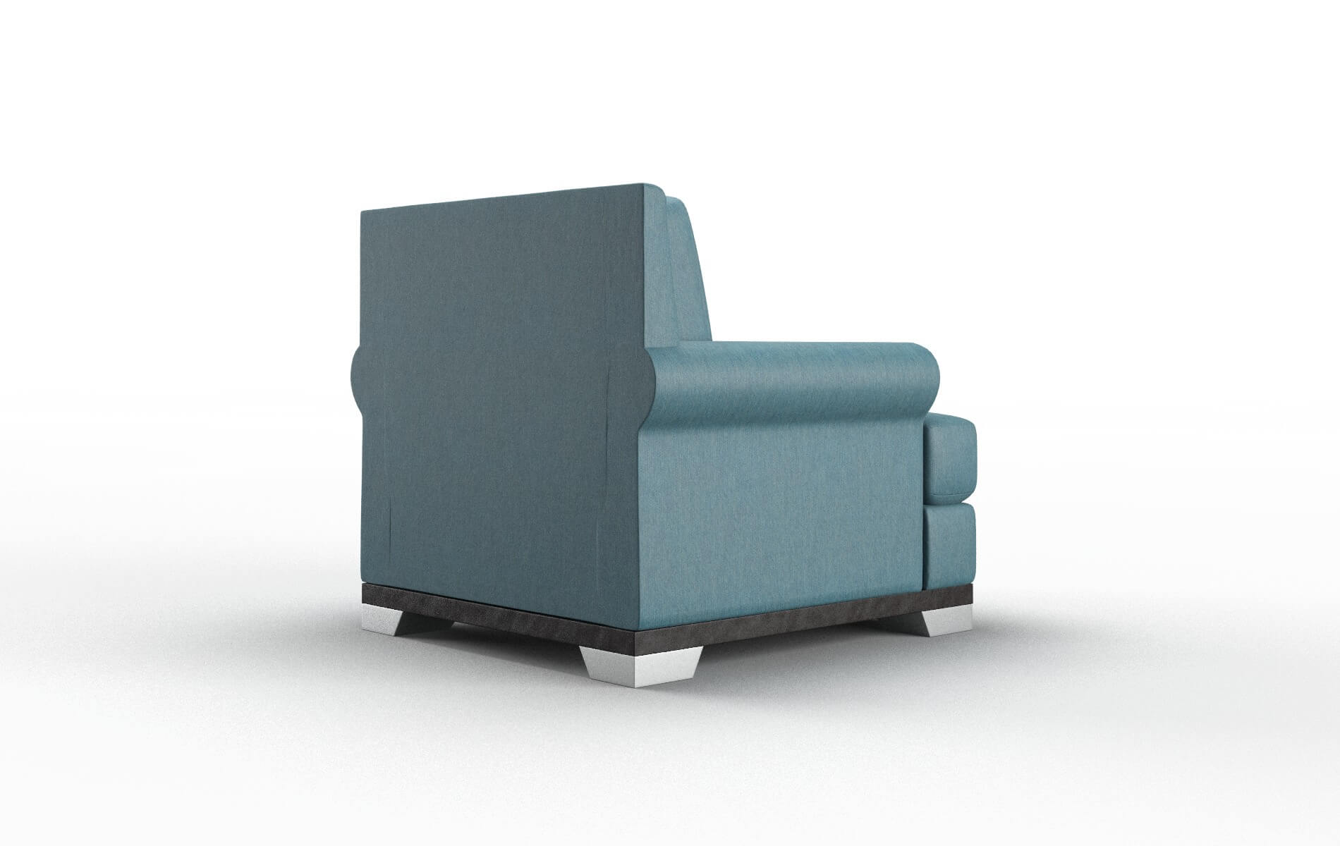 Newyork Royale Electric_blue Chair espresso legs 5