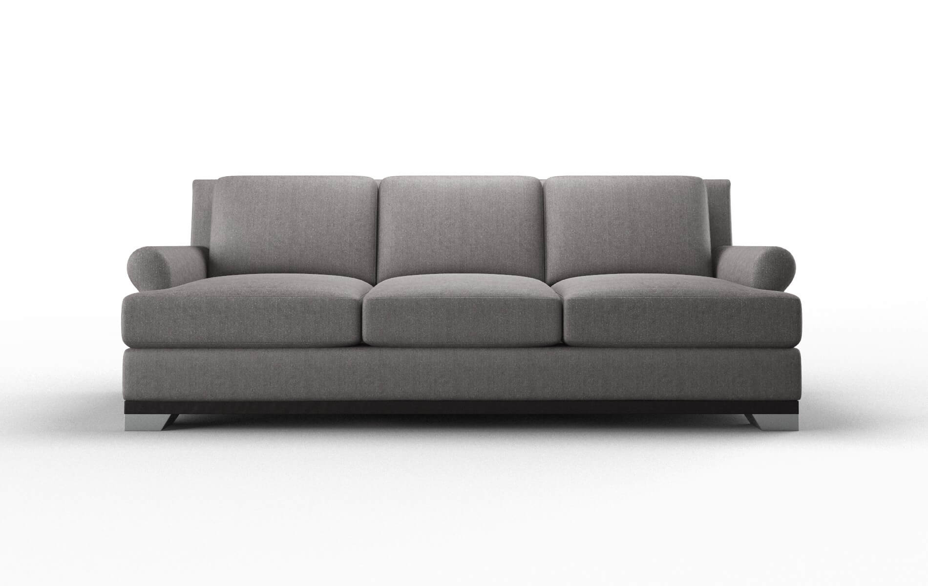 Newyork Sasha Granite Sofa espresso legs 1