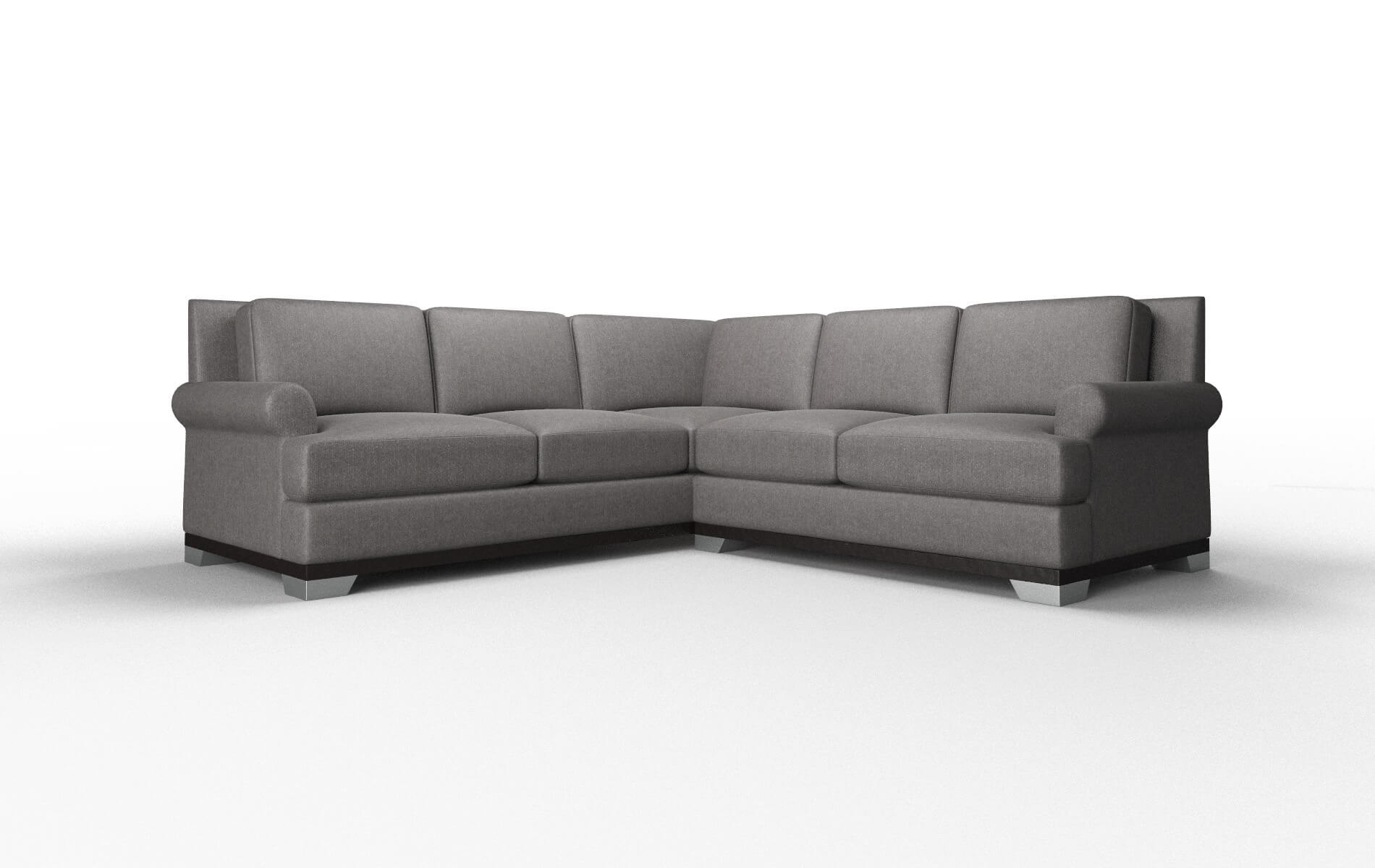 Newyork Sasha Grey Sectional espresso legs 1