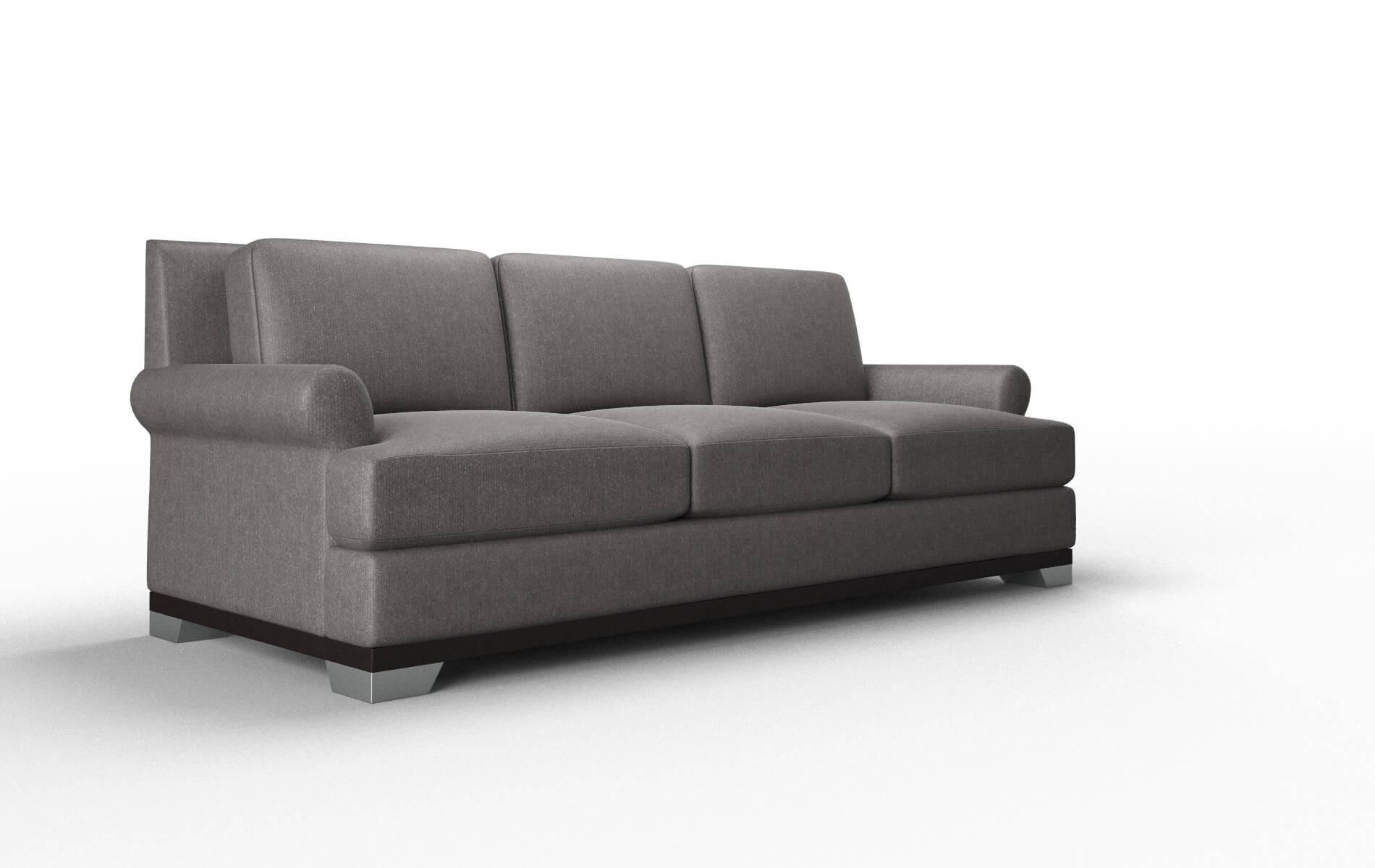 Newyork Sasha Grey Sofa espresso legs 2