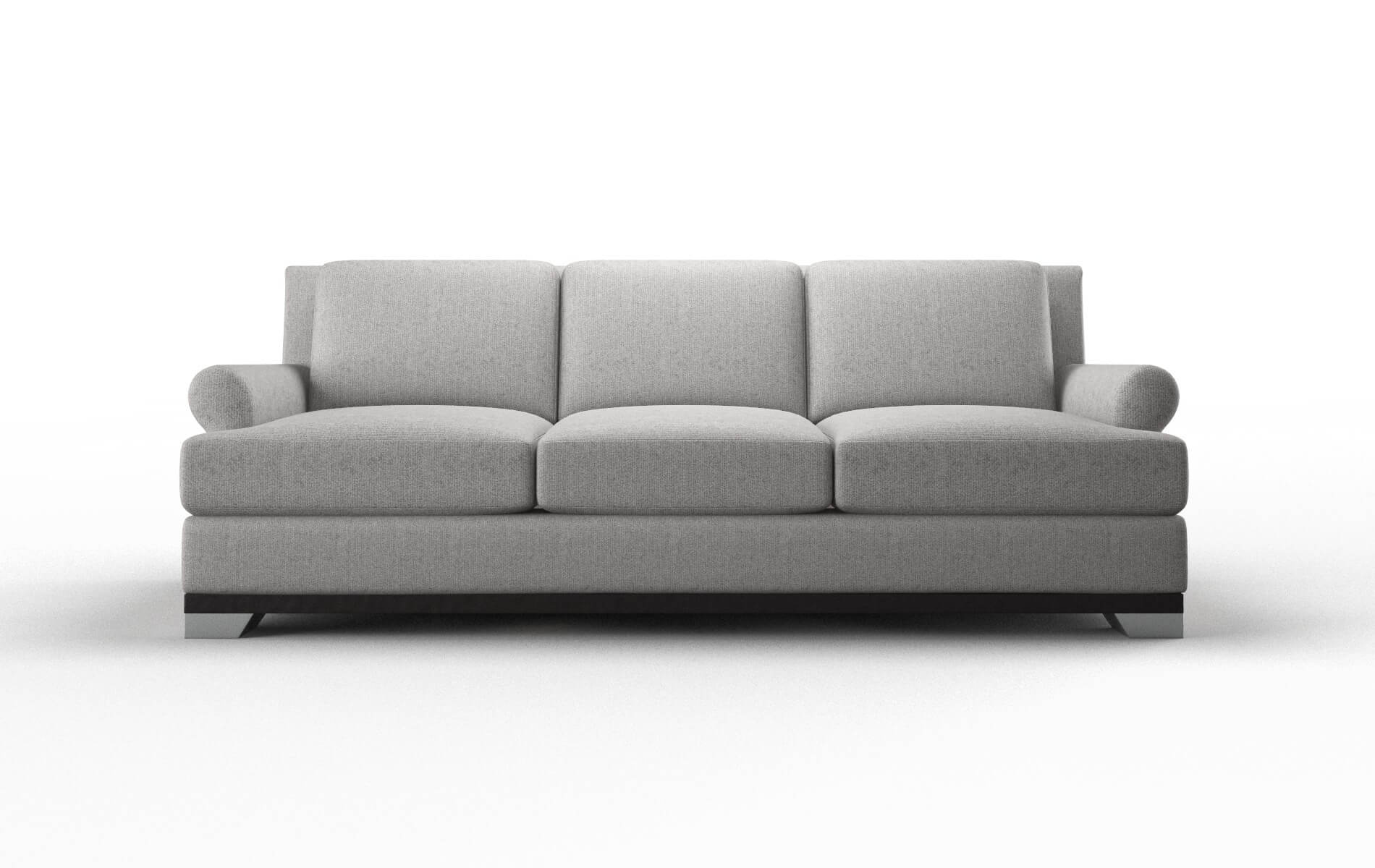 Newyork Sasha silver Sofa Espresso Legs  1