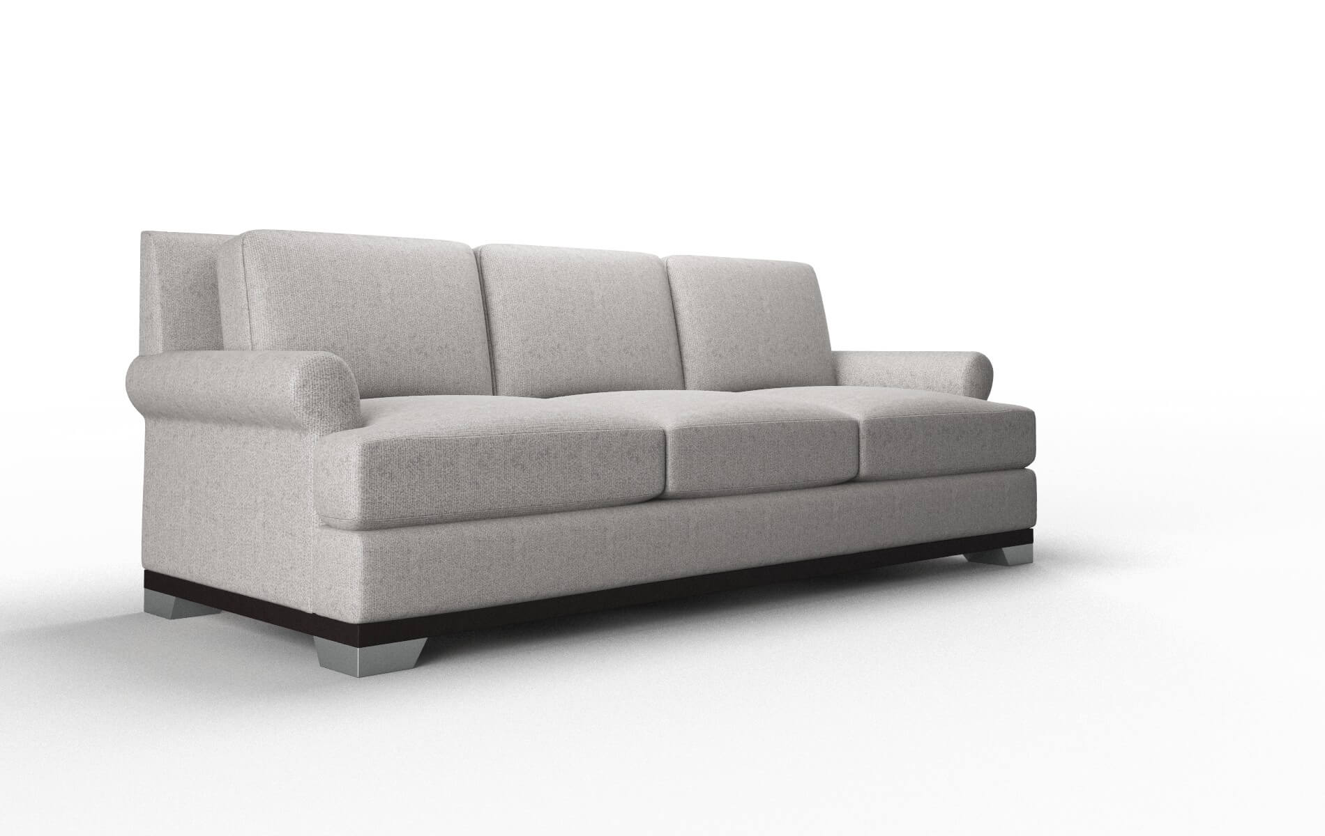 Newyork Sasha Silver Sofa espresso legs 2