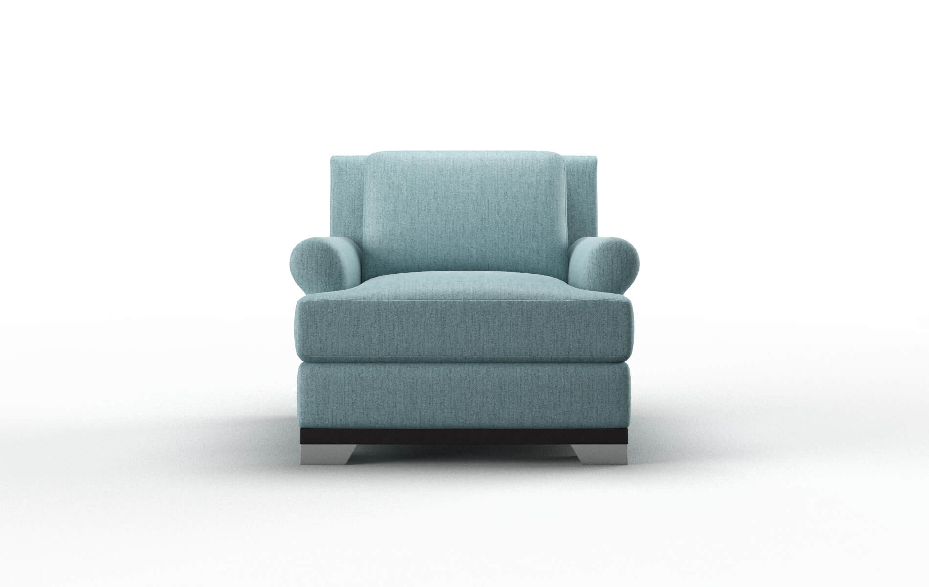 Newyork Sasha Teal Chair espresso legs 1