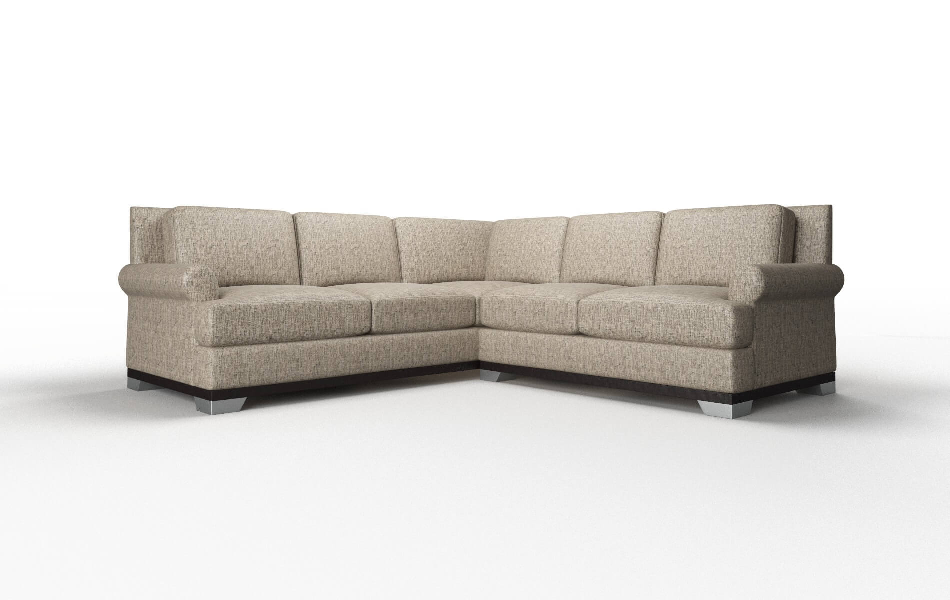 Newyork Solifestyle 51 Sectional espresso legs 1