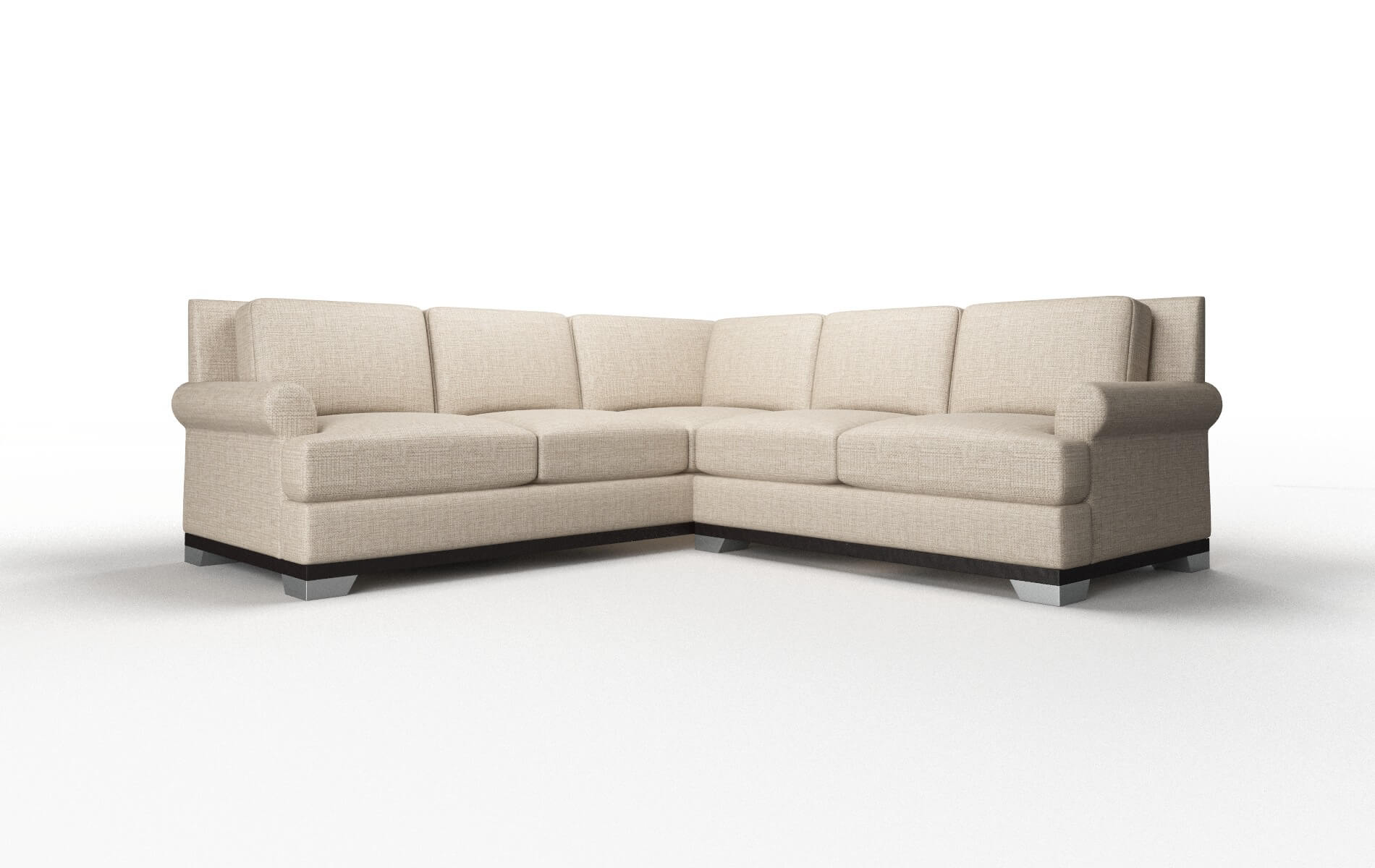 Newyork Sosoftness 74 Sectional espresso legs 1