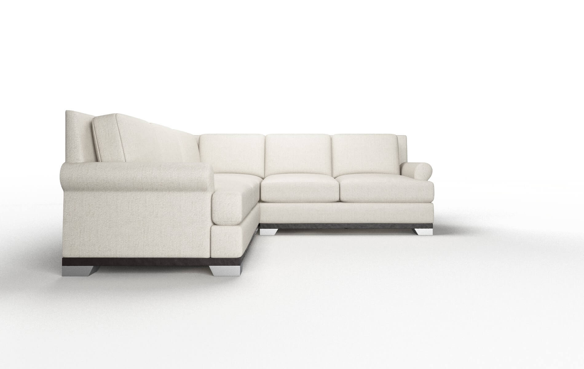 Newyork Terrain Natural Sectional espresso legs 2
