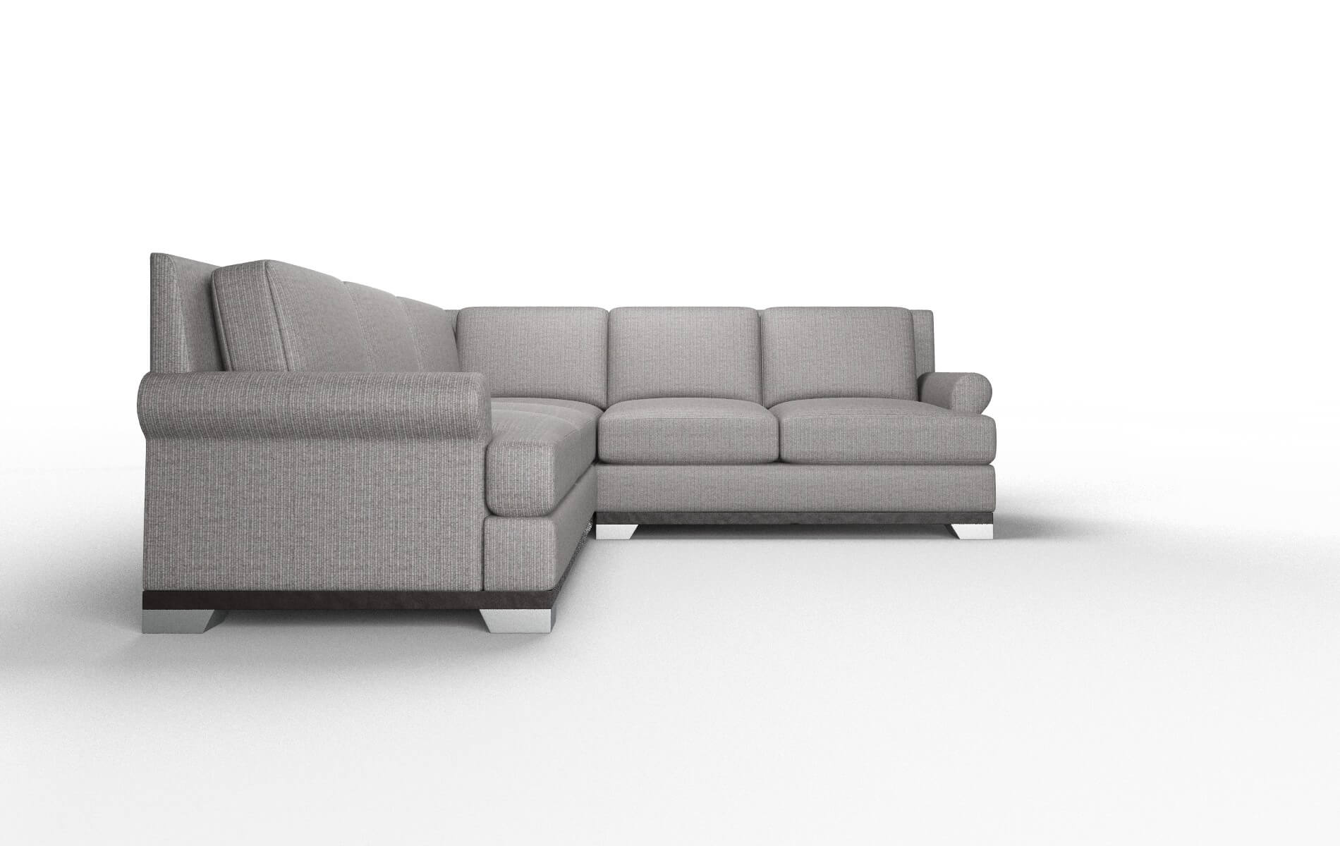 Newyork Terrain Oatmeal Sectional espresso legs 2