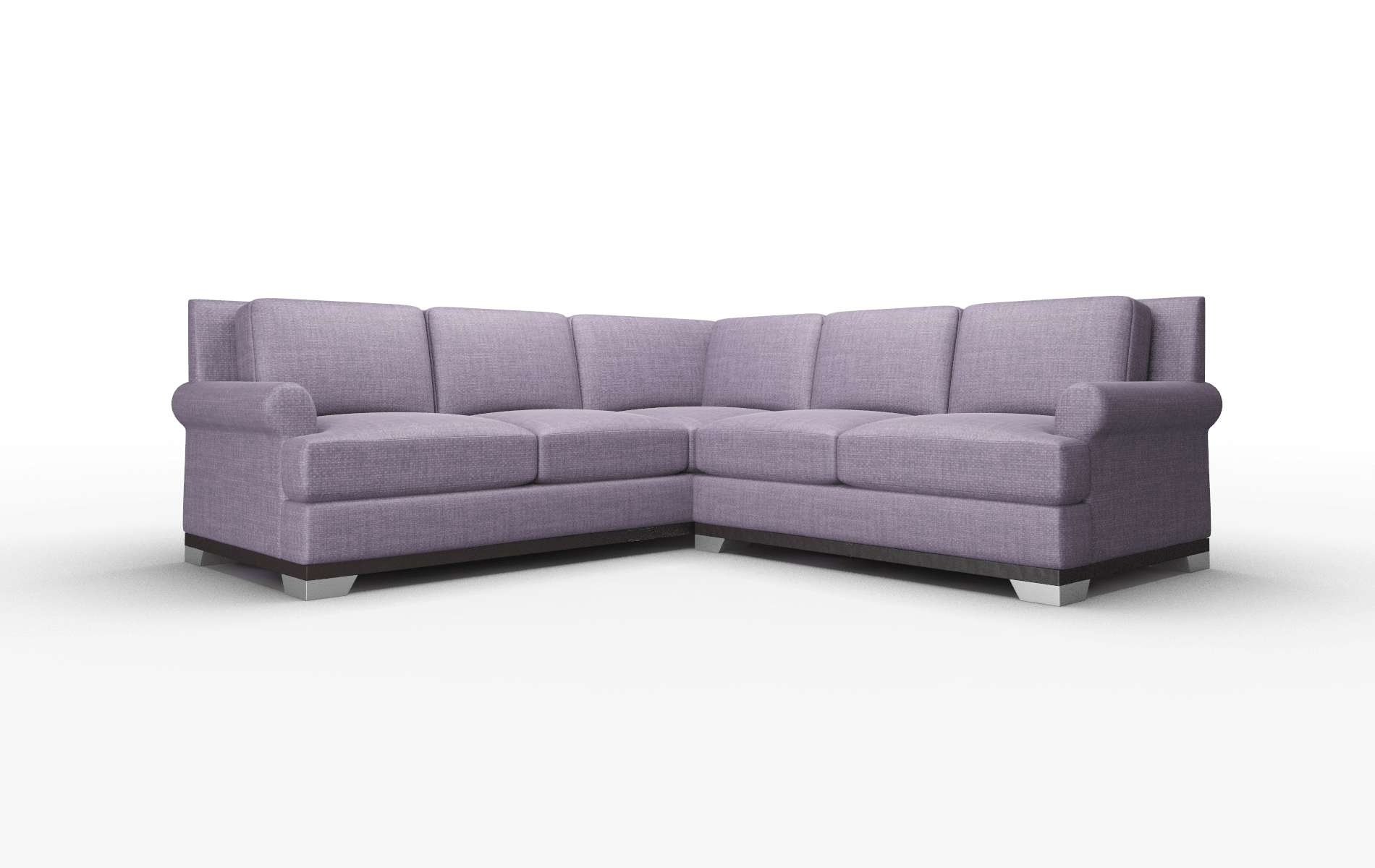 Newyork Tess blackberry Sectional Espresso Legs  1
