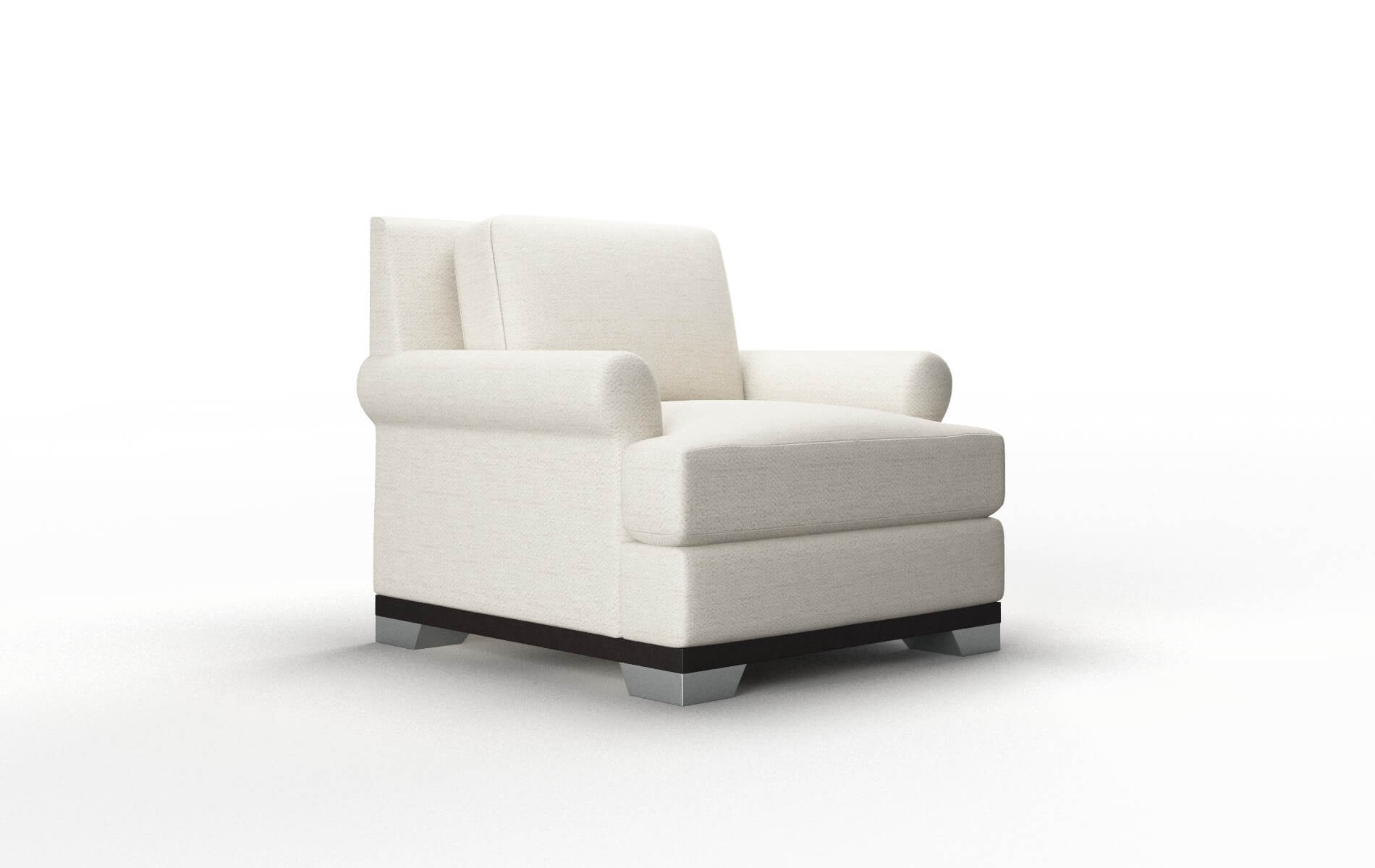 Newyork Venus Cream Chair espresso legs 2