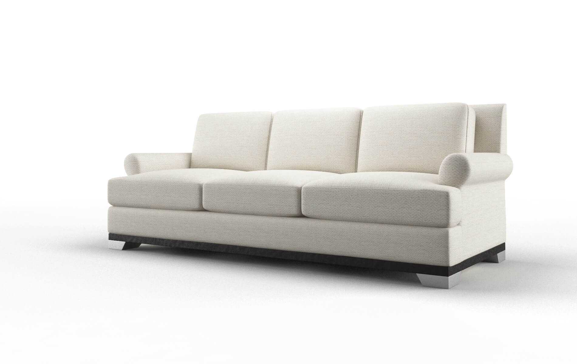 Newyork Venus Cream Sofa espresso legs 4
