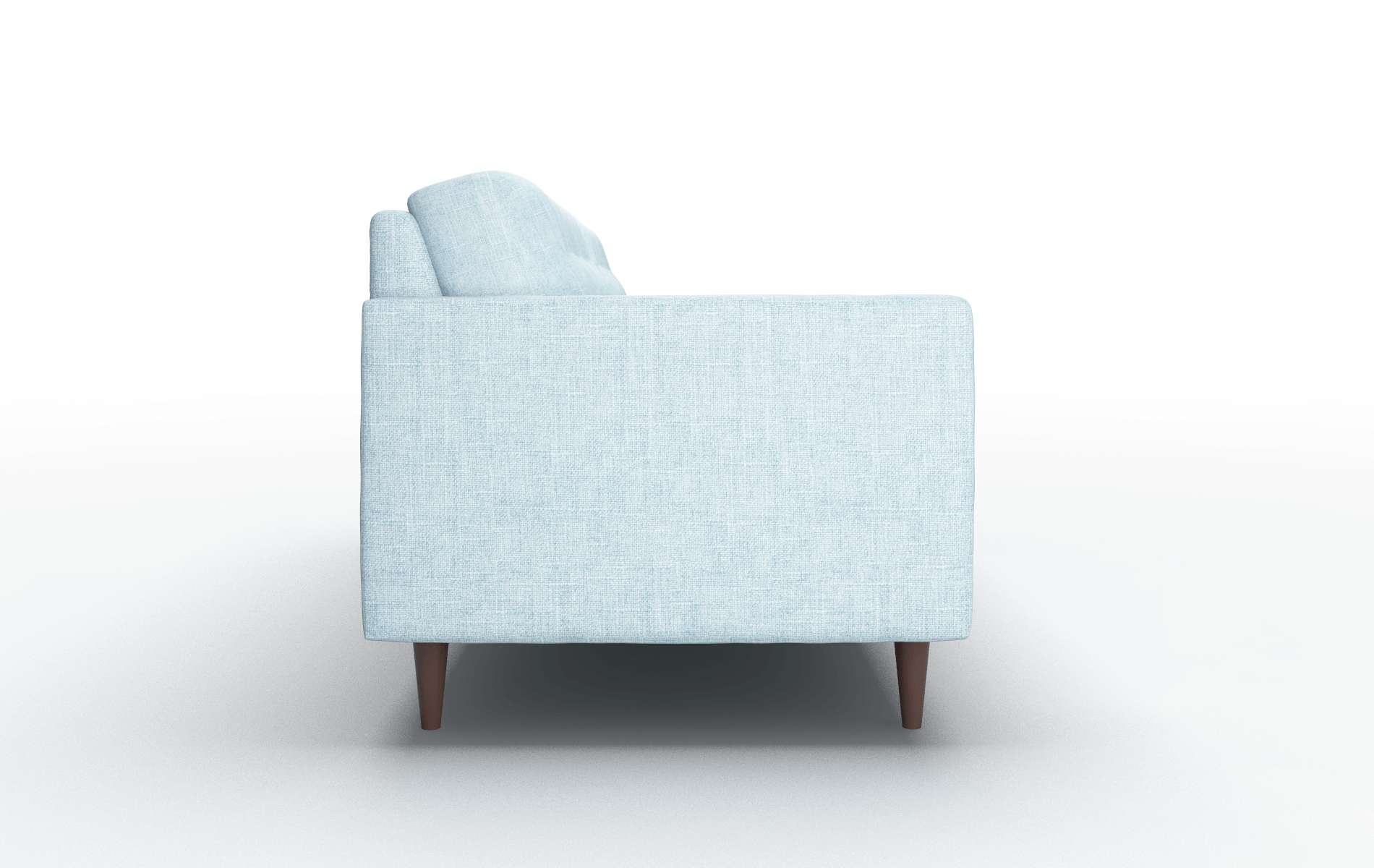 Oslo Atlas Turquoise Sofa espresso legs 3