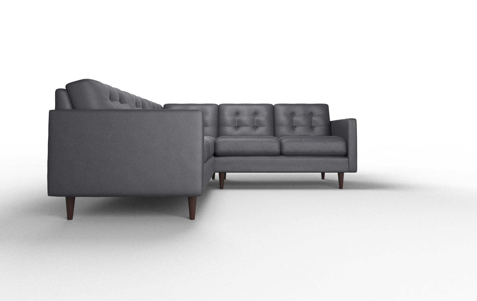 Oslo Atlas_plz Navy Sectional espresso legs 2
