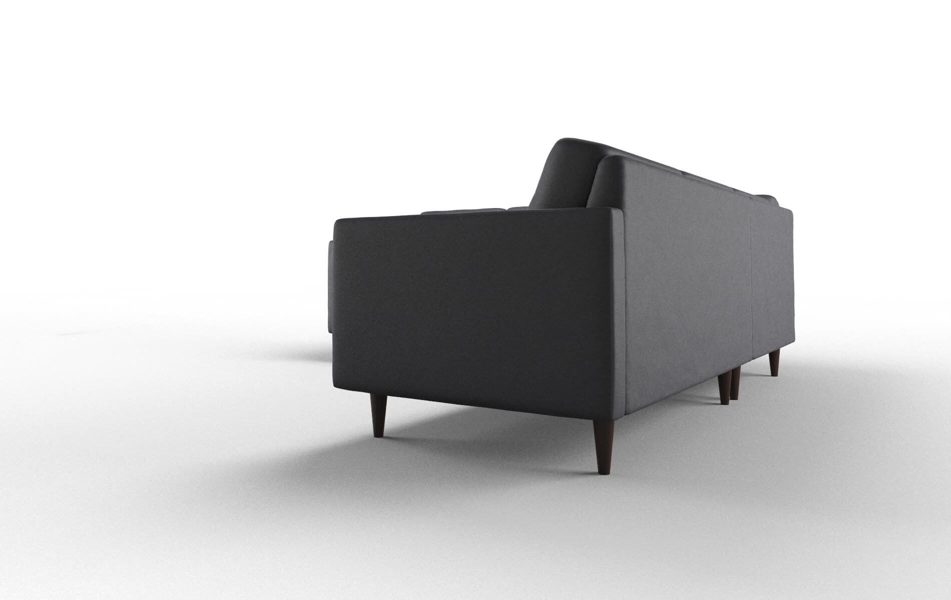 Oslo Atlas_plz Navy Sectional espresso legs 4