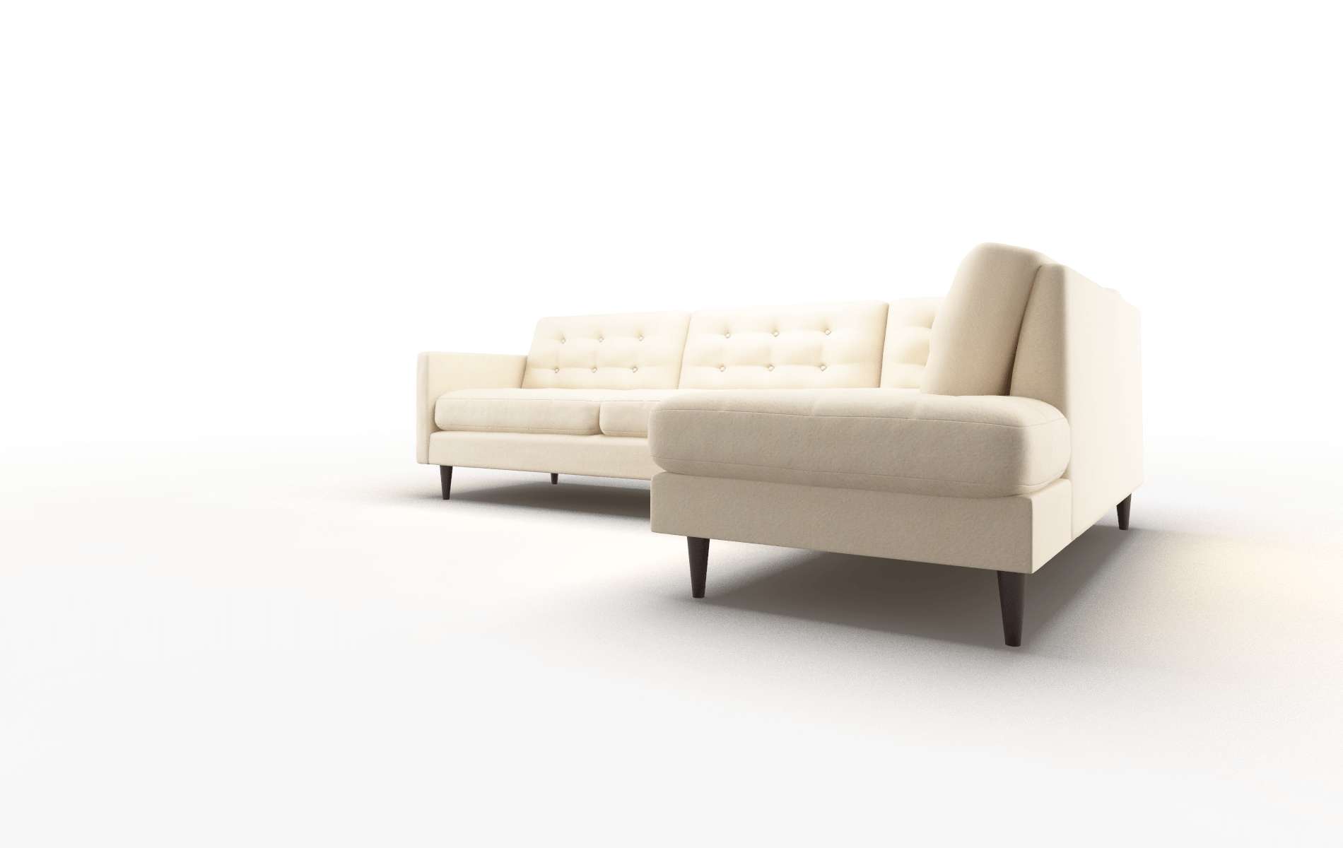 Oslo Bella Buckwheat Panel espresso legs 4