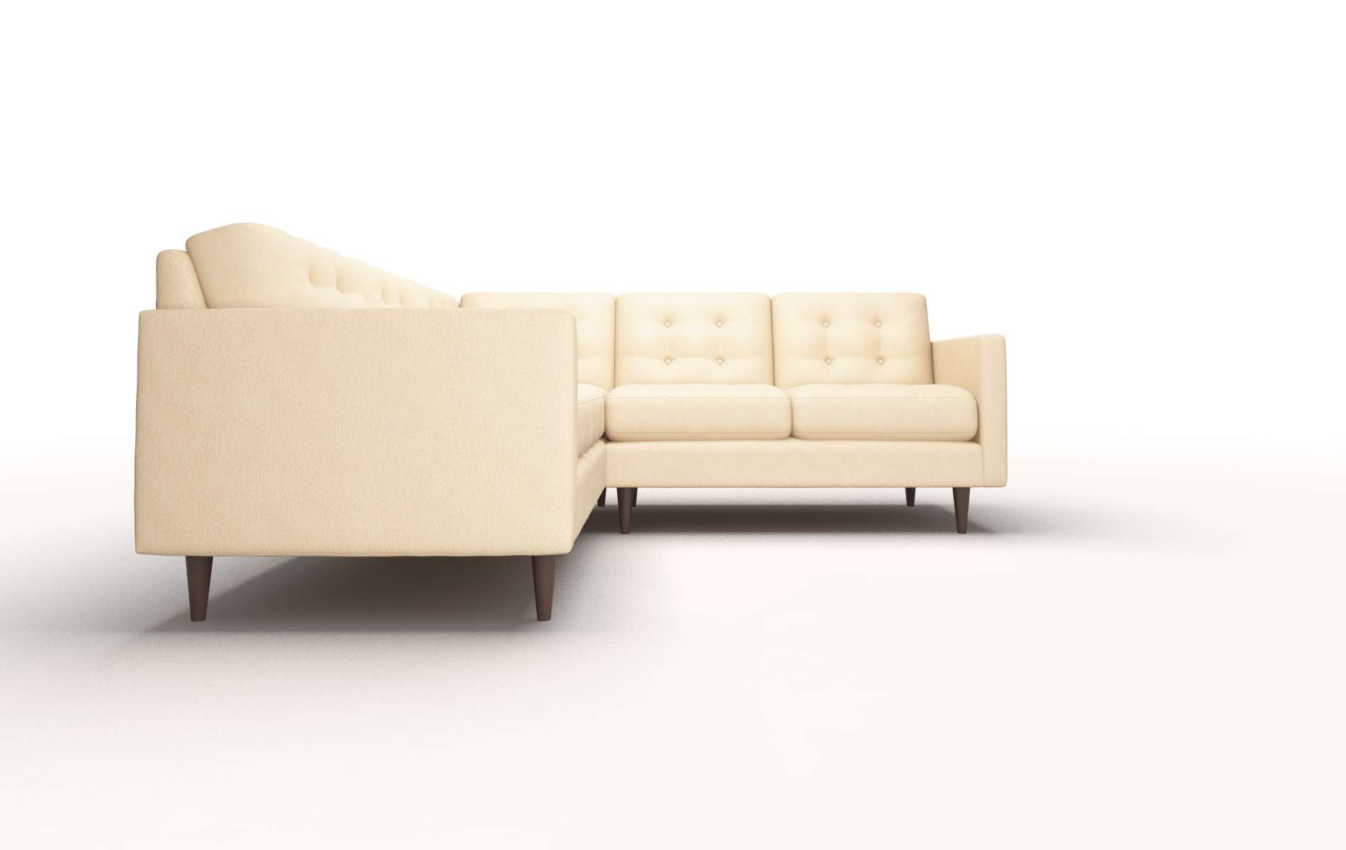 Oslo Bella Coffee Sectional espresso legs 2